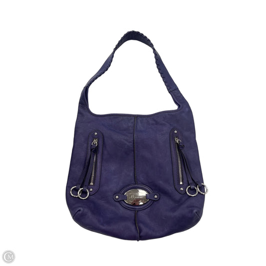 Handbag Leather By B. Makowsky, Size: Medium