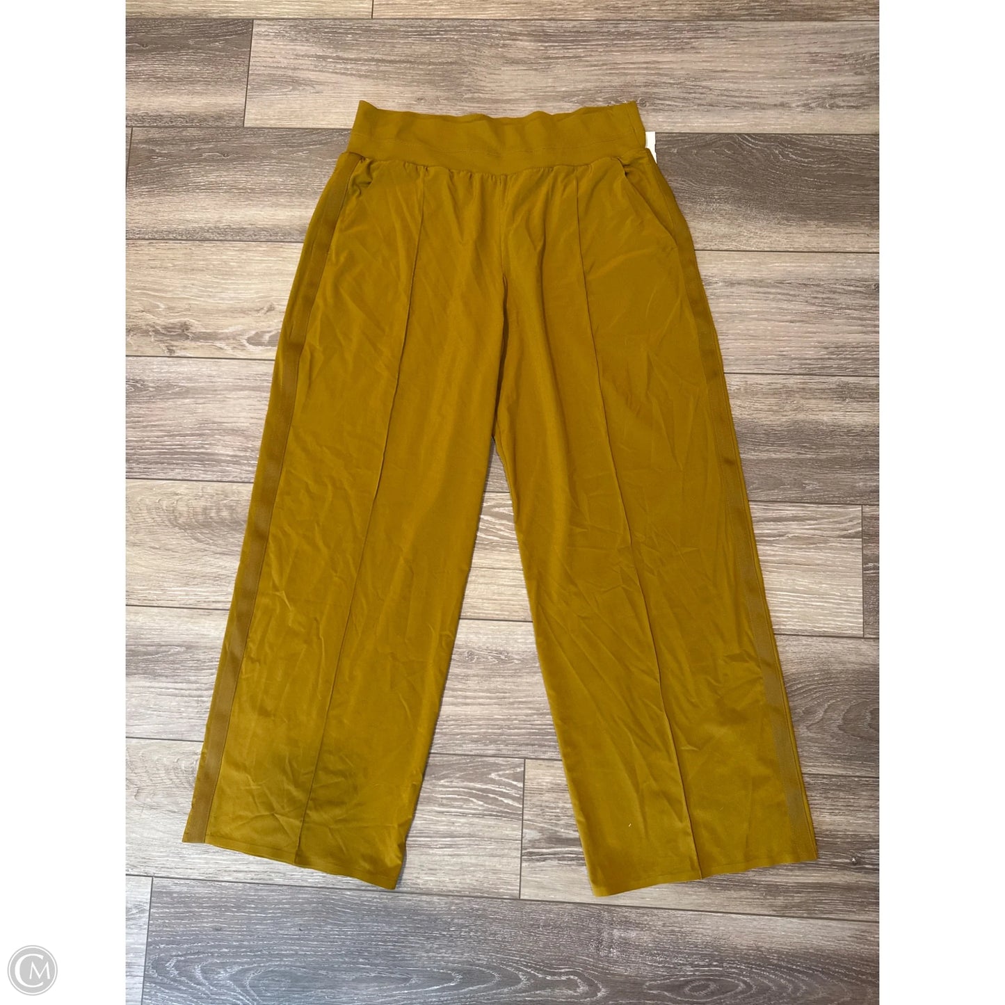 Athletic Pants By Athleta In Yellow, Size: Xl