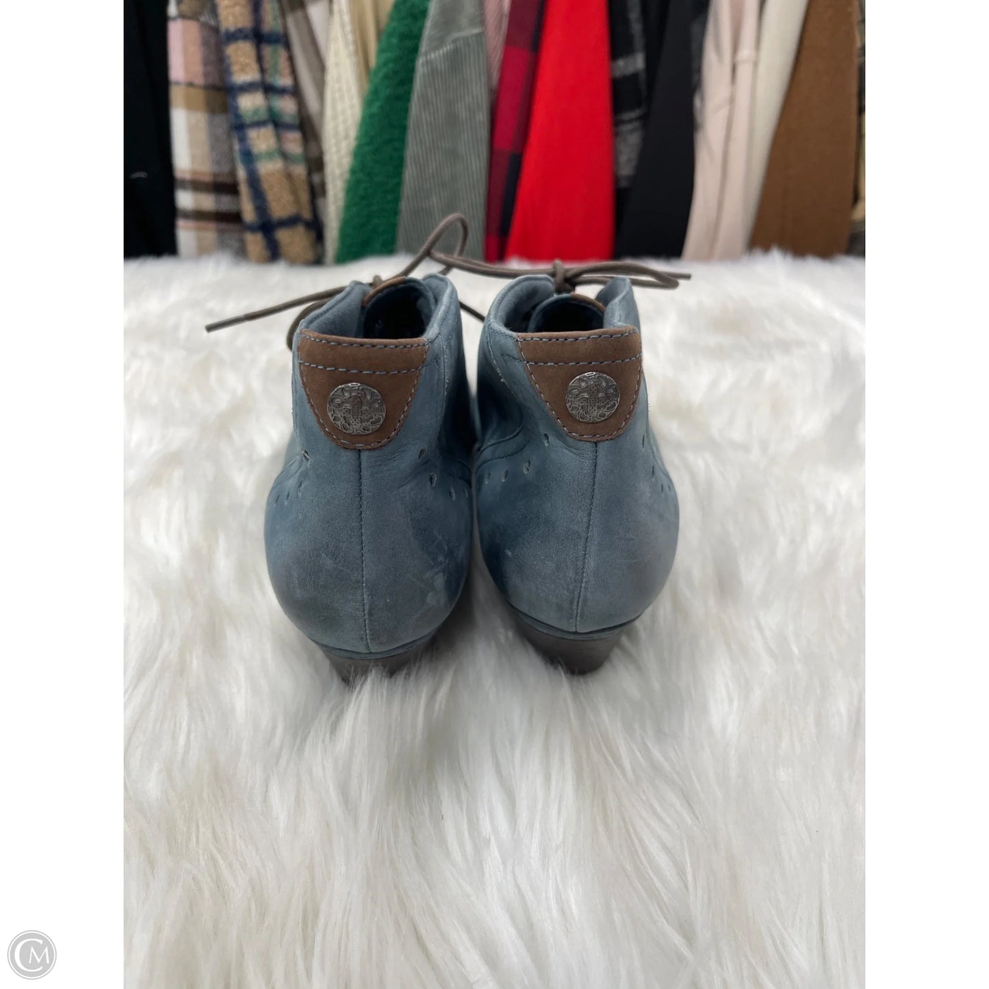 Boots Ankle Heels By Rockport In Blue, Size: 10