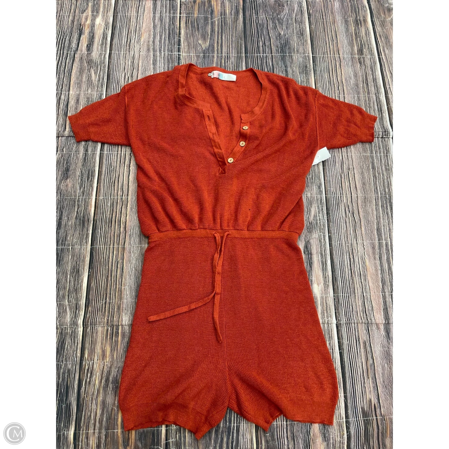 Romper By Free People In Orange, Size: L