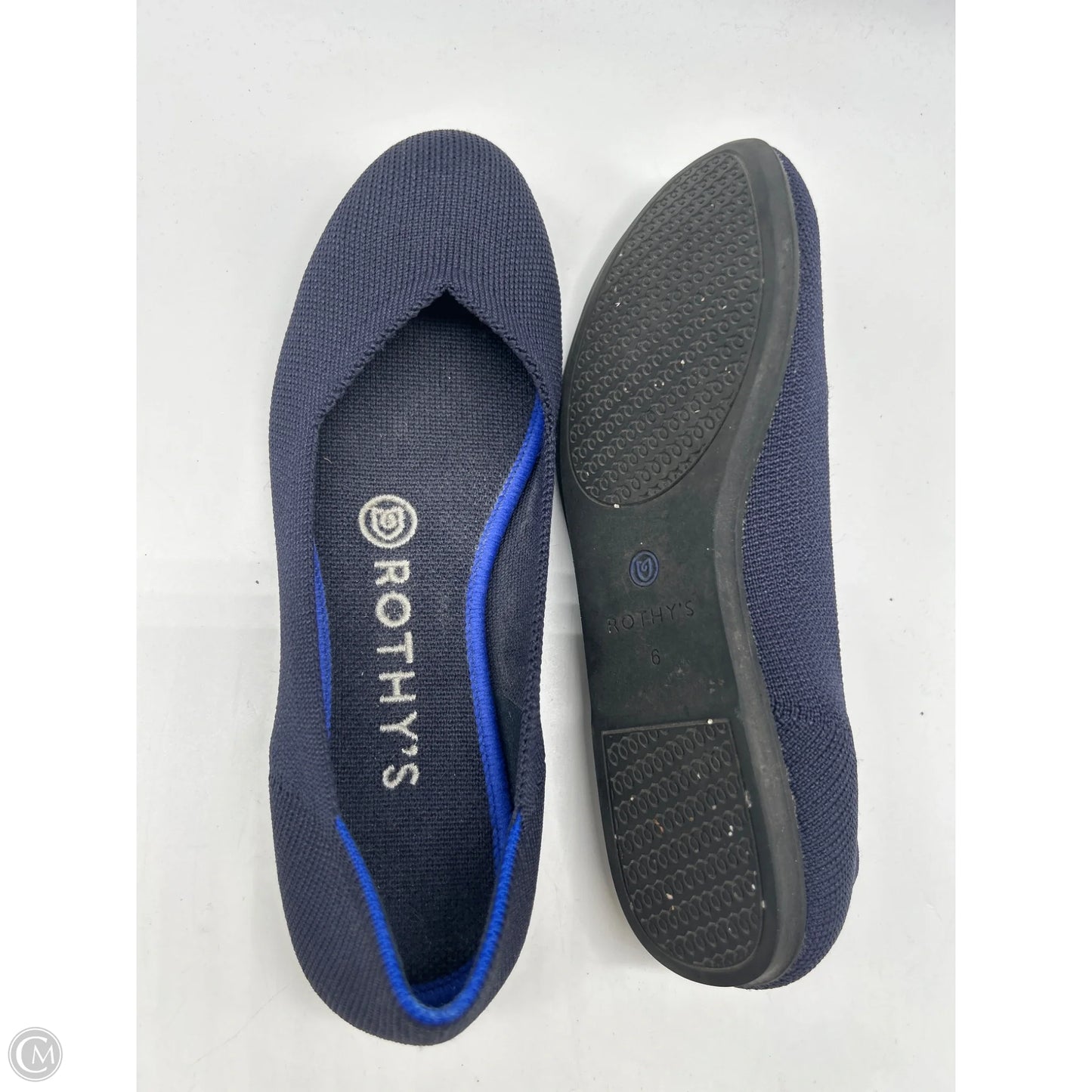 Shoes Flats By Rothys In Navy, Size: 6
