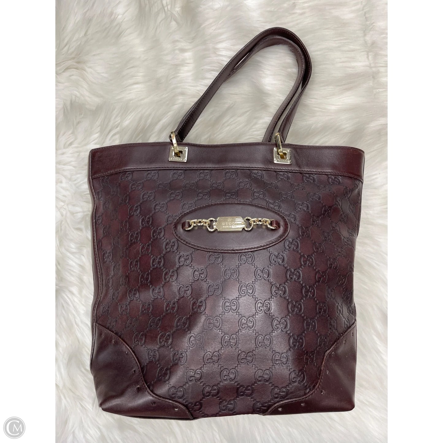 Handbag Luxury Designer By Gucci, Size: Large