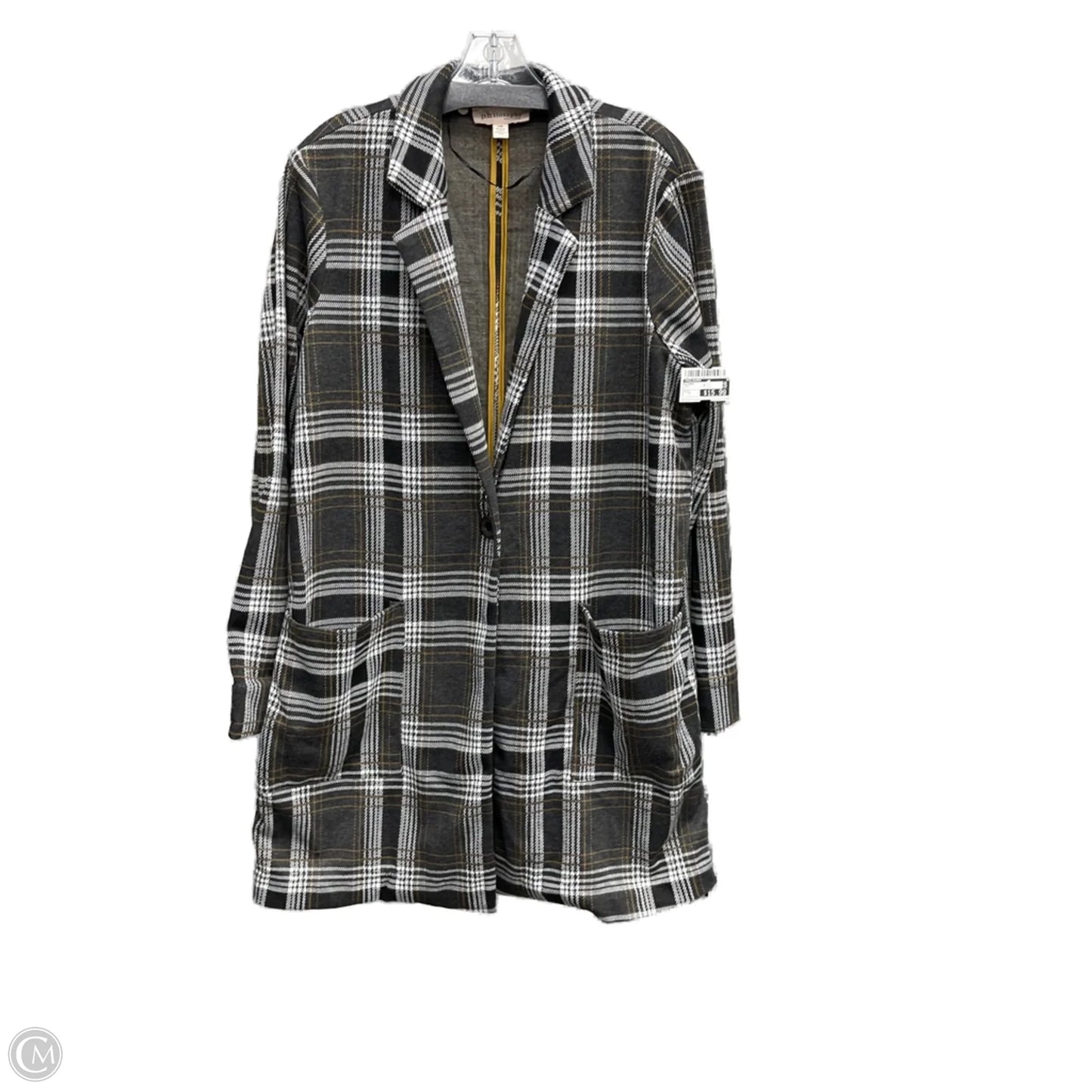 Blazer By Philosophy In Grey, Size: L