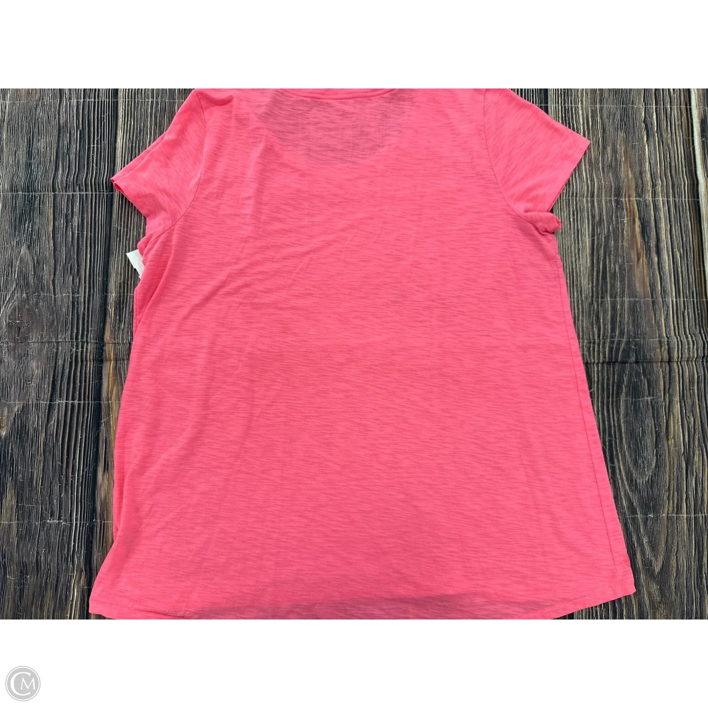 Top Short Sleeve Designer By Lilly Pulitzer In Pink, Size: 1x