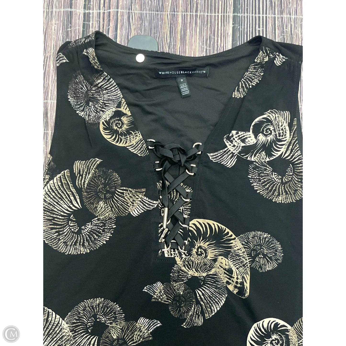 Top Sleeveless By White House Black Market In Black, Size: S