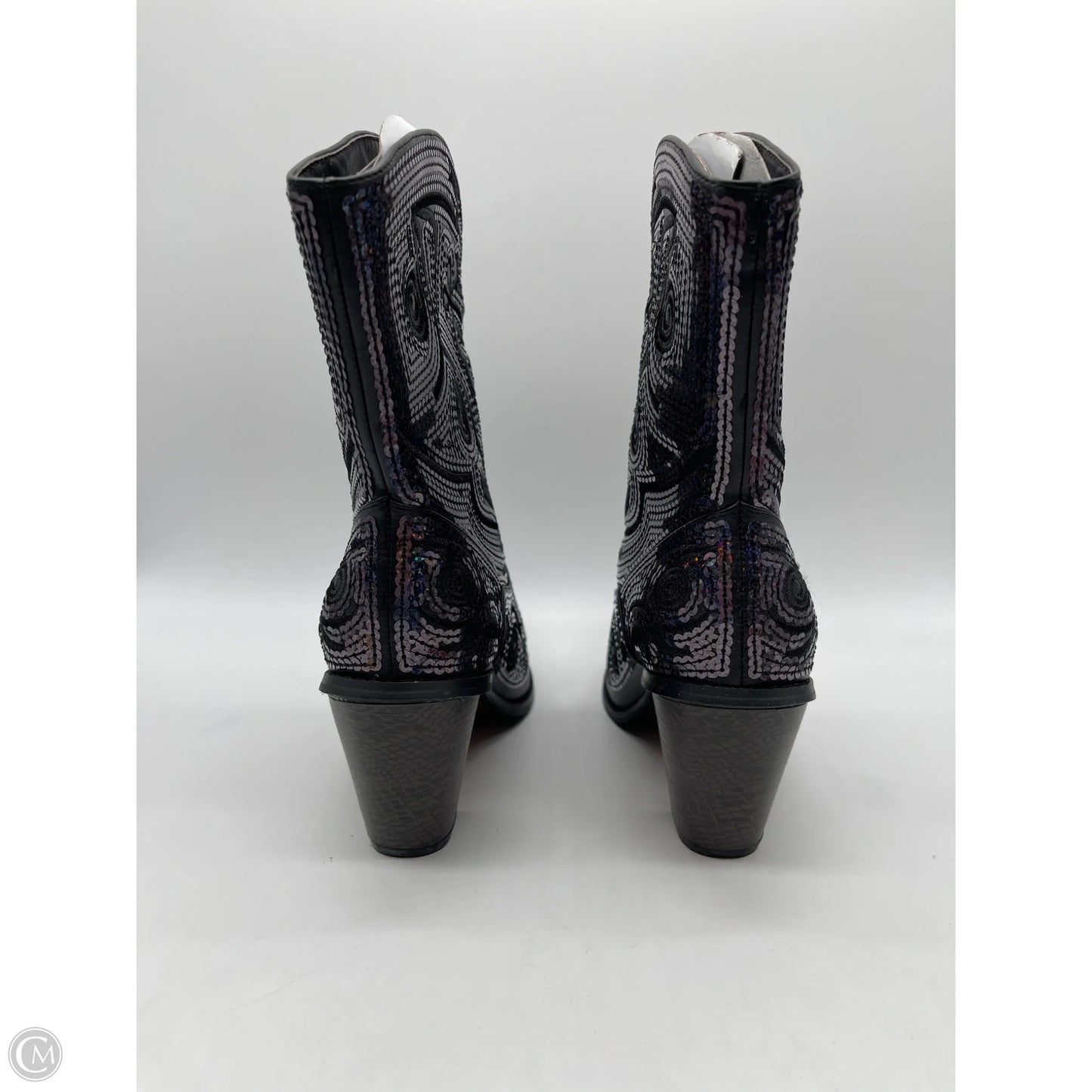 Boots Western By Cmb In Black, Size: 9