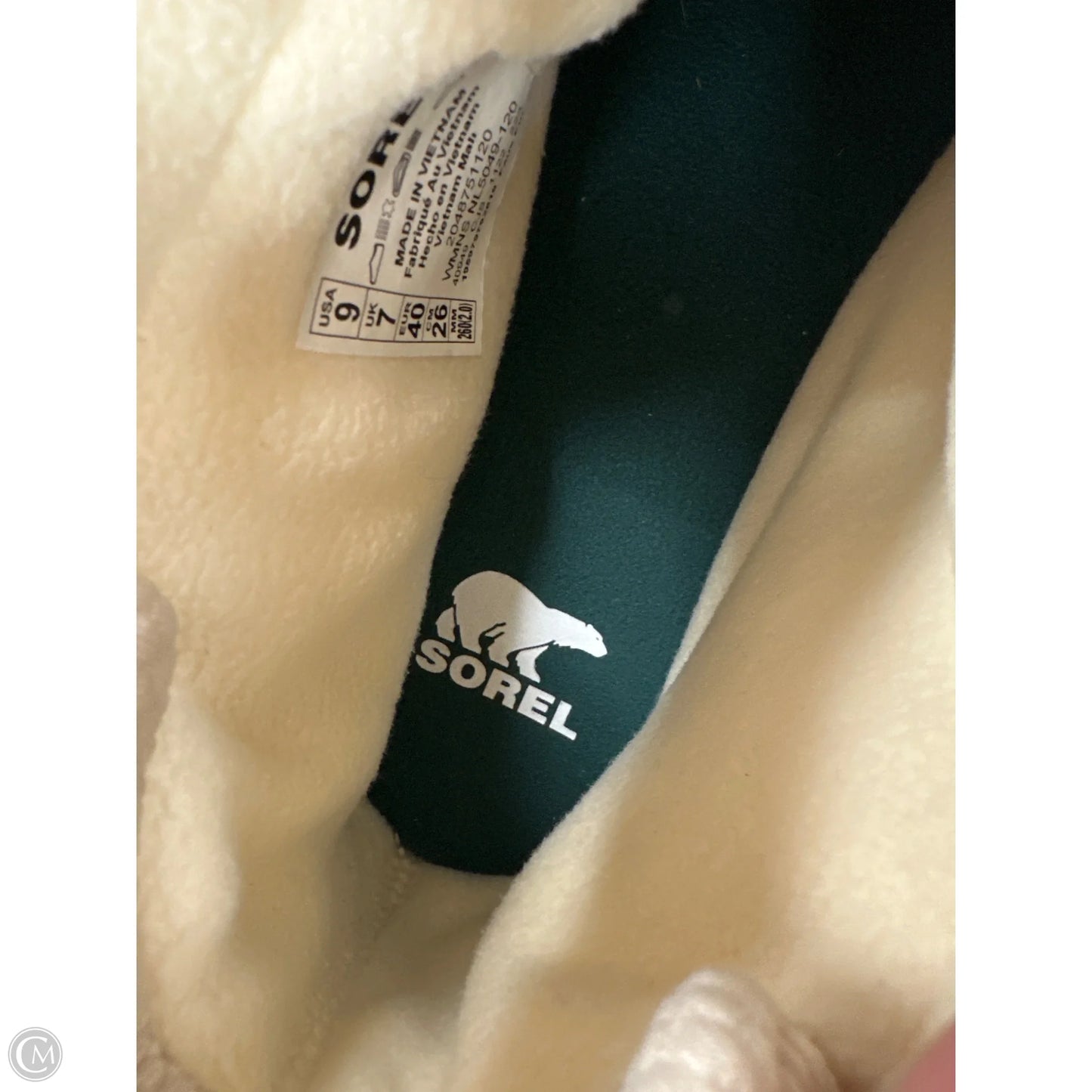 Boots Hiking By Sorel In Cream, Size: 9