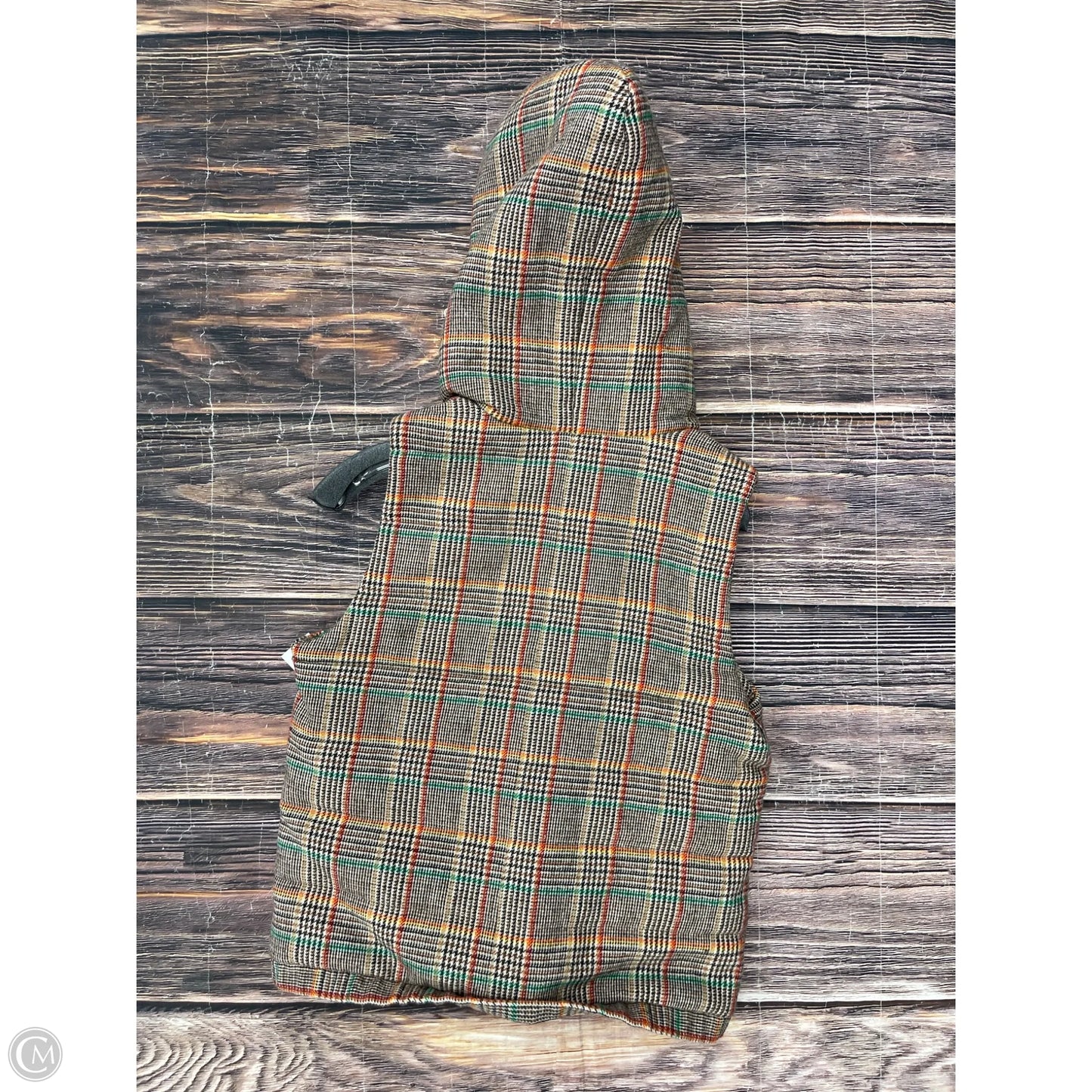 Vest Puffer & Quilted By Etcetra In Tan, Size: M