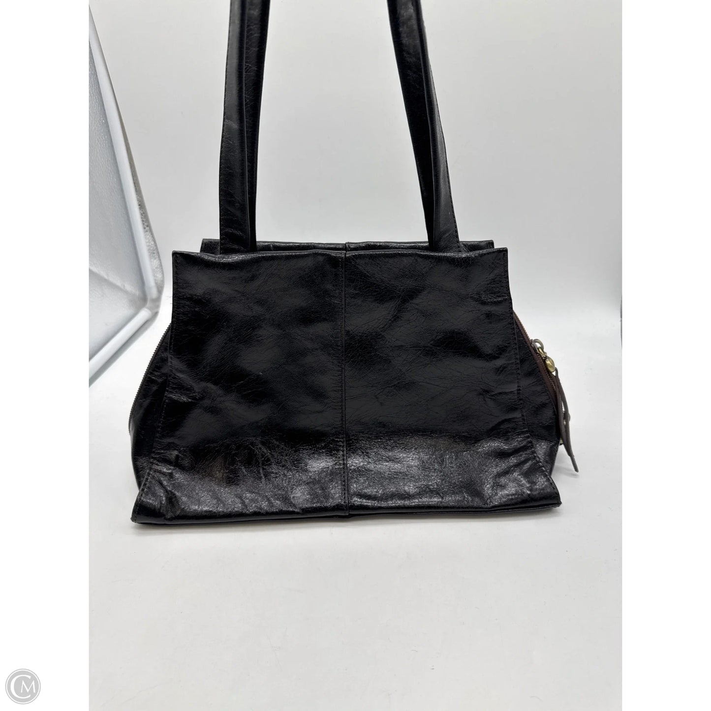 Handbag Leather By Hobo Intl, Size: Large