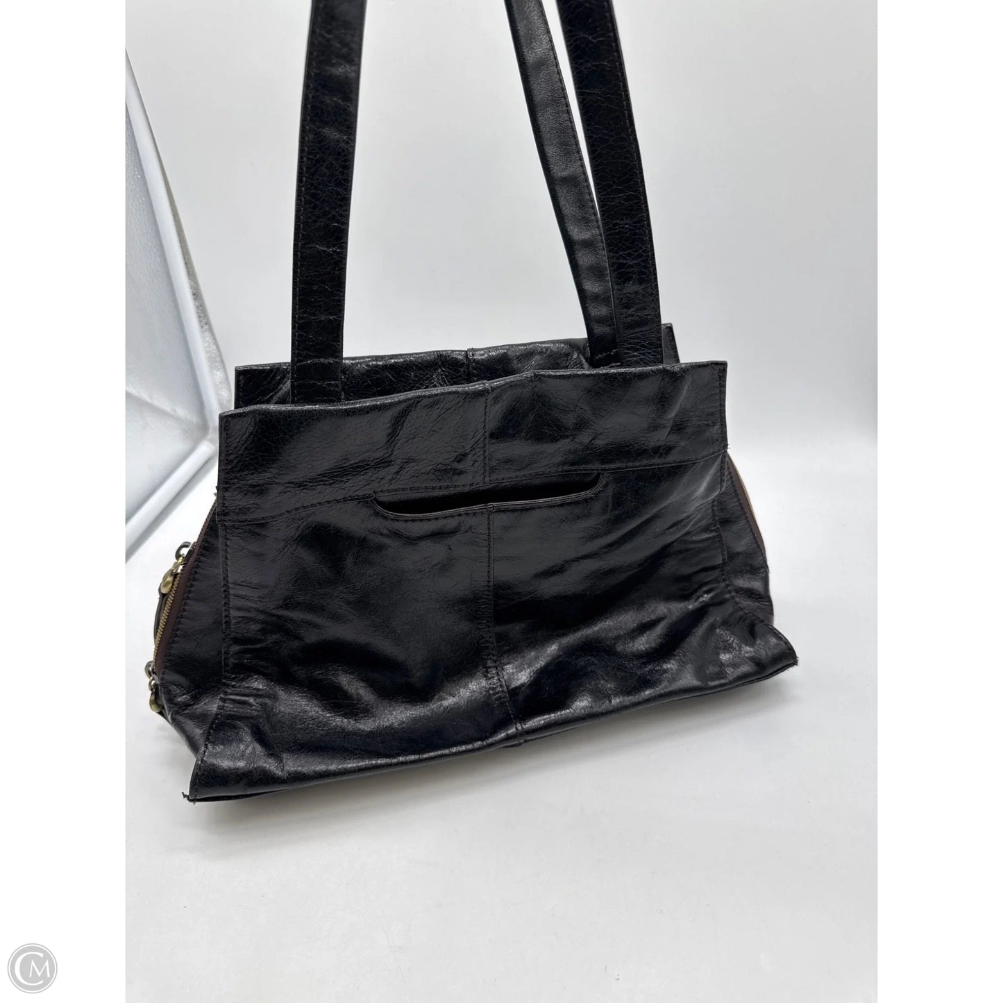 Handbag Leather By Hobo Intl, Size: Large
