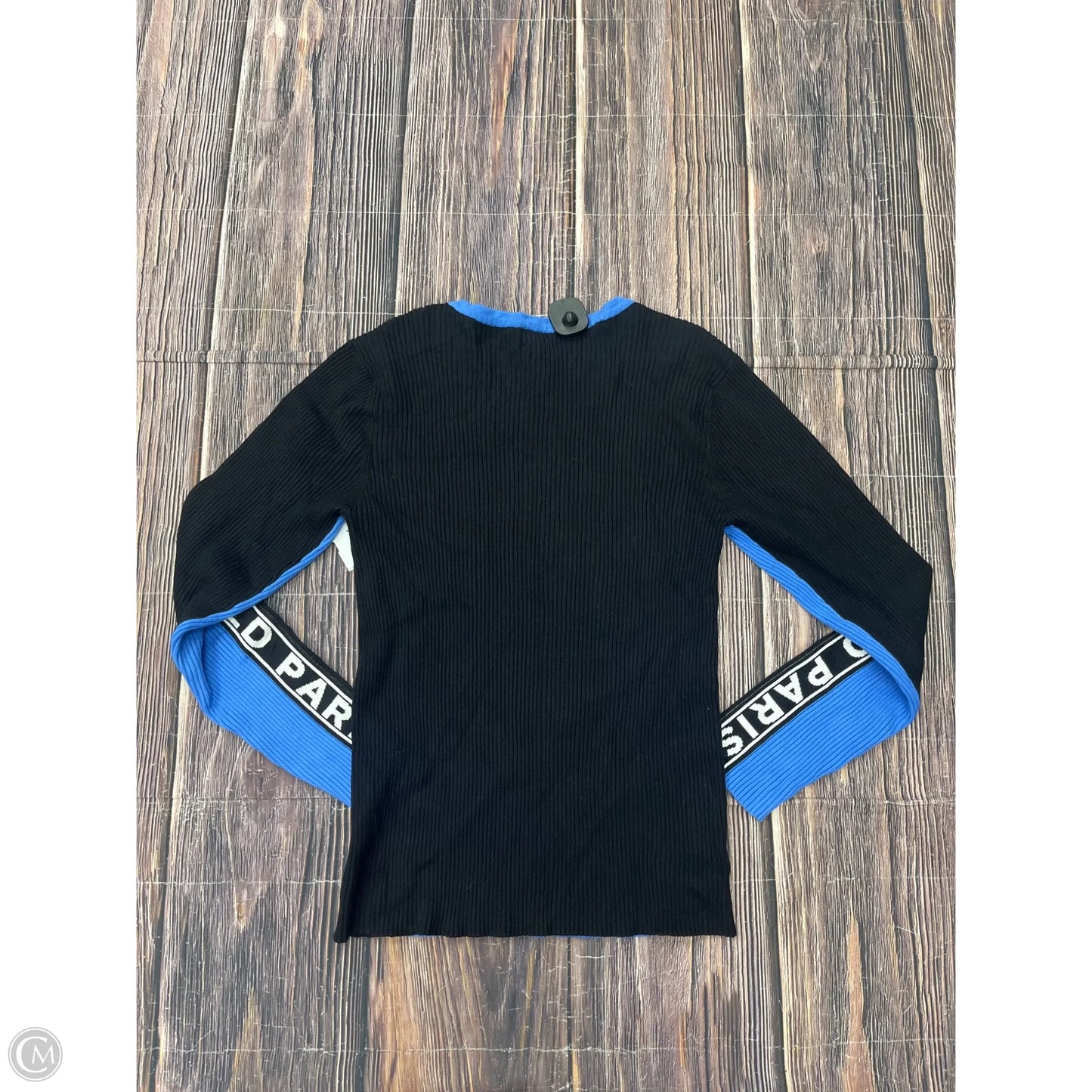 Sweater Designer By Karl Lagerfeld In Blue, Size: Xl