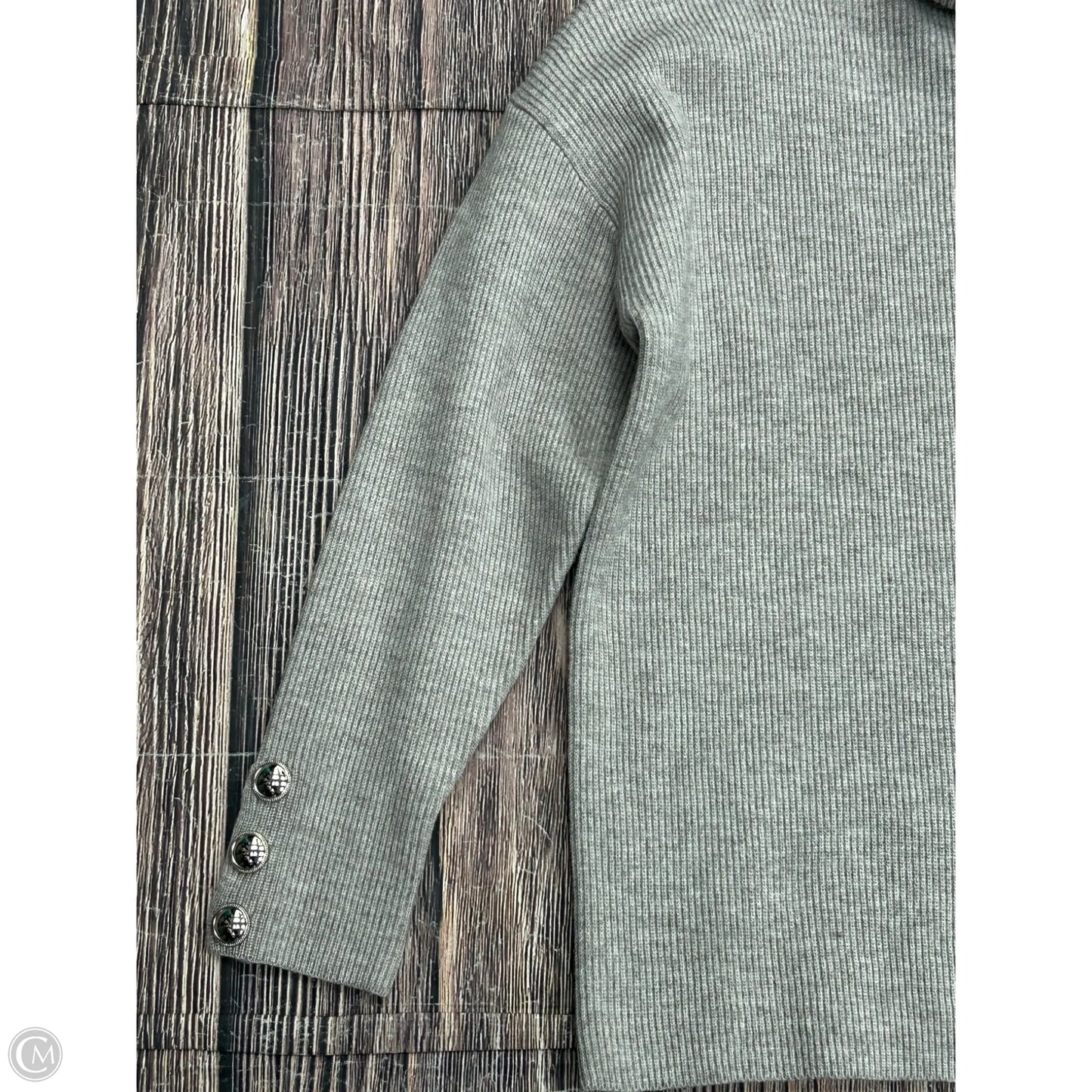 Sweater By Clothes Mentor In Grey, Size: S