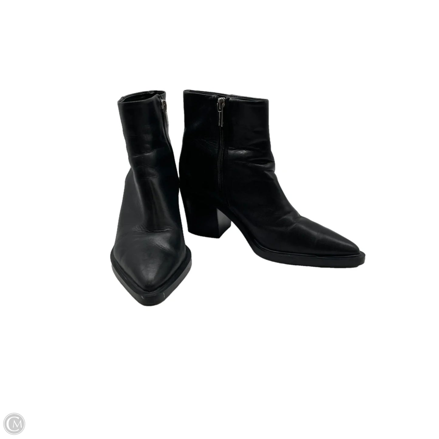 Boots Ankle Heels By Vince Camuto In Black, Size: 6