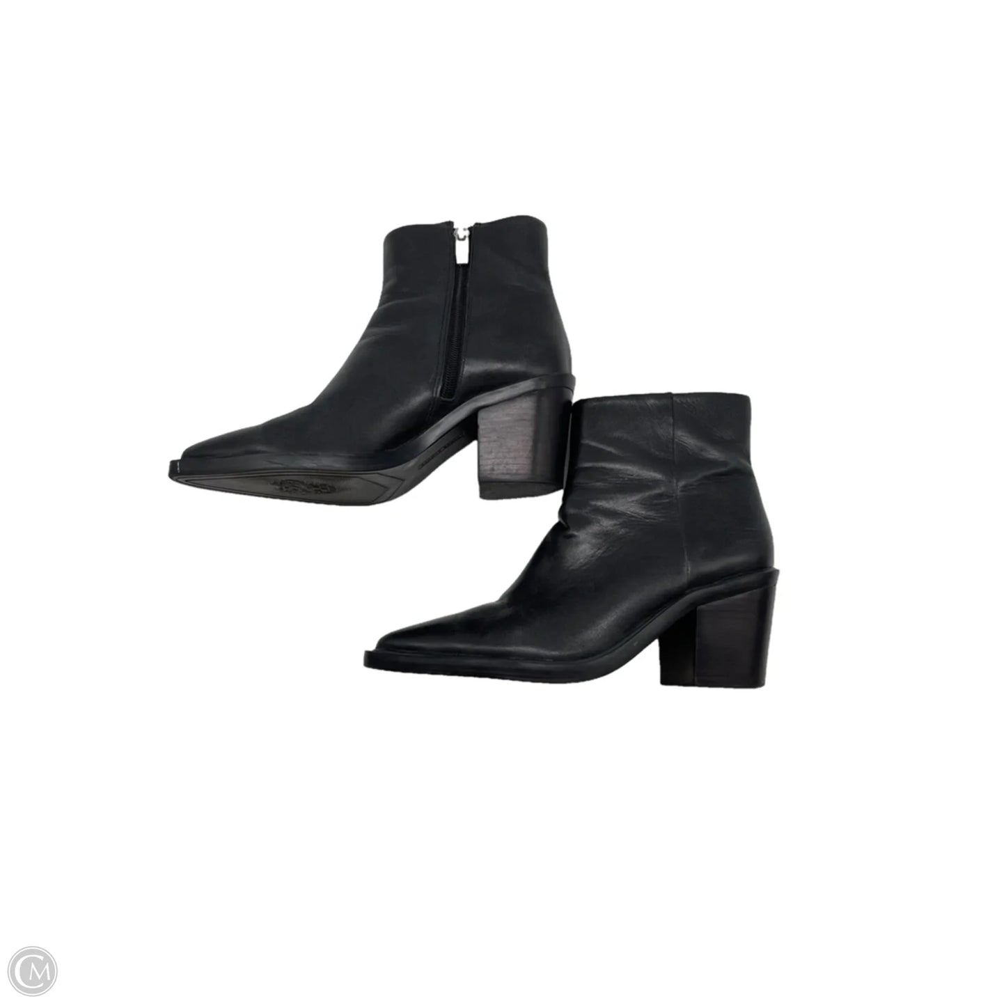 Boots Ankle Heels By Vince Camuto In Black, Size: 6