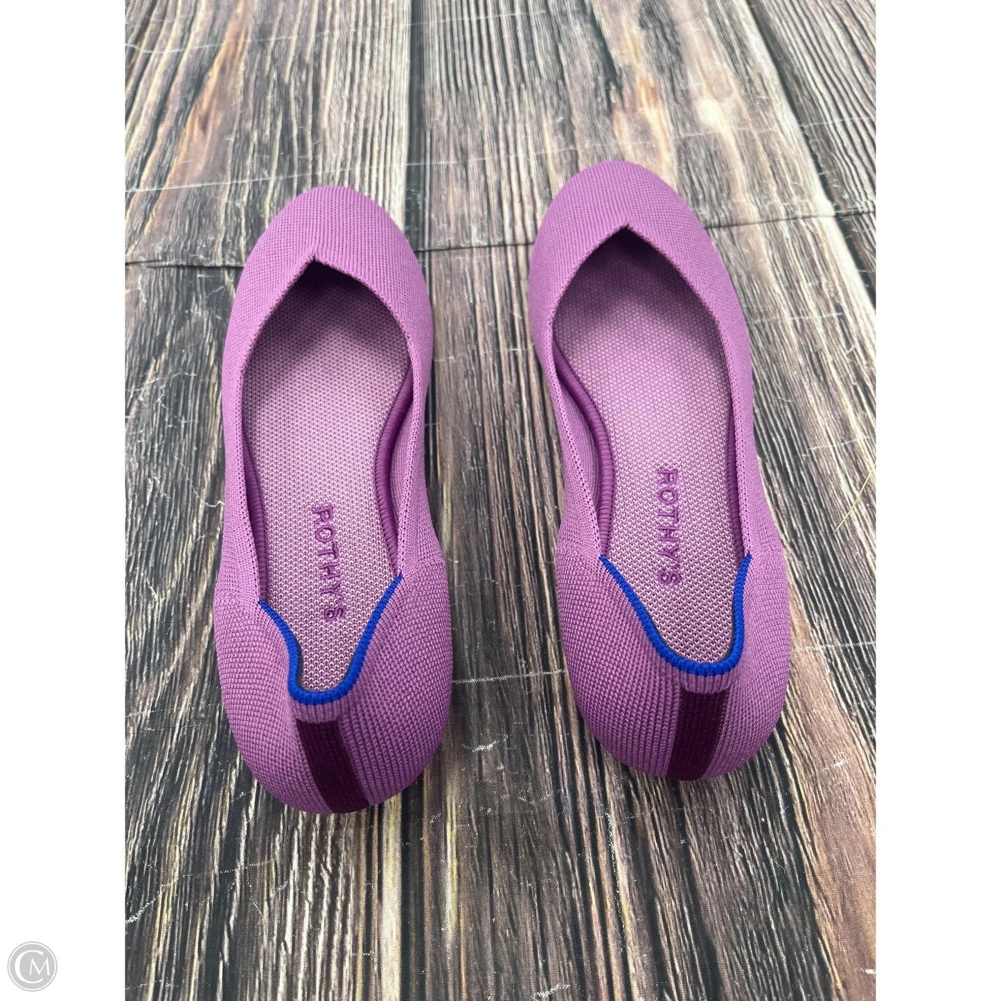 Shoes Flats By Rothys In Purple, Size: 9