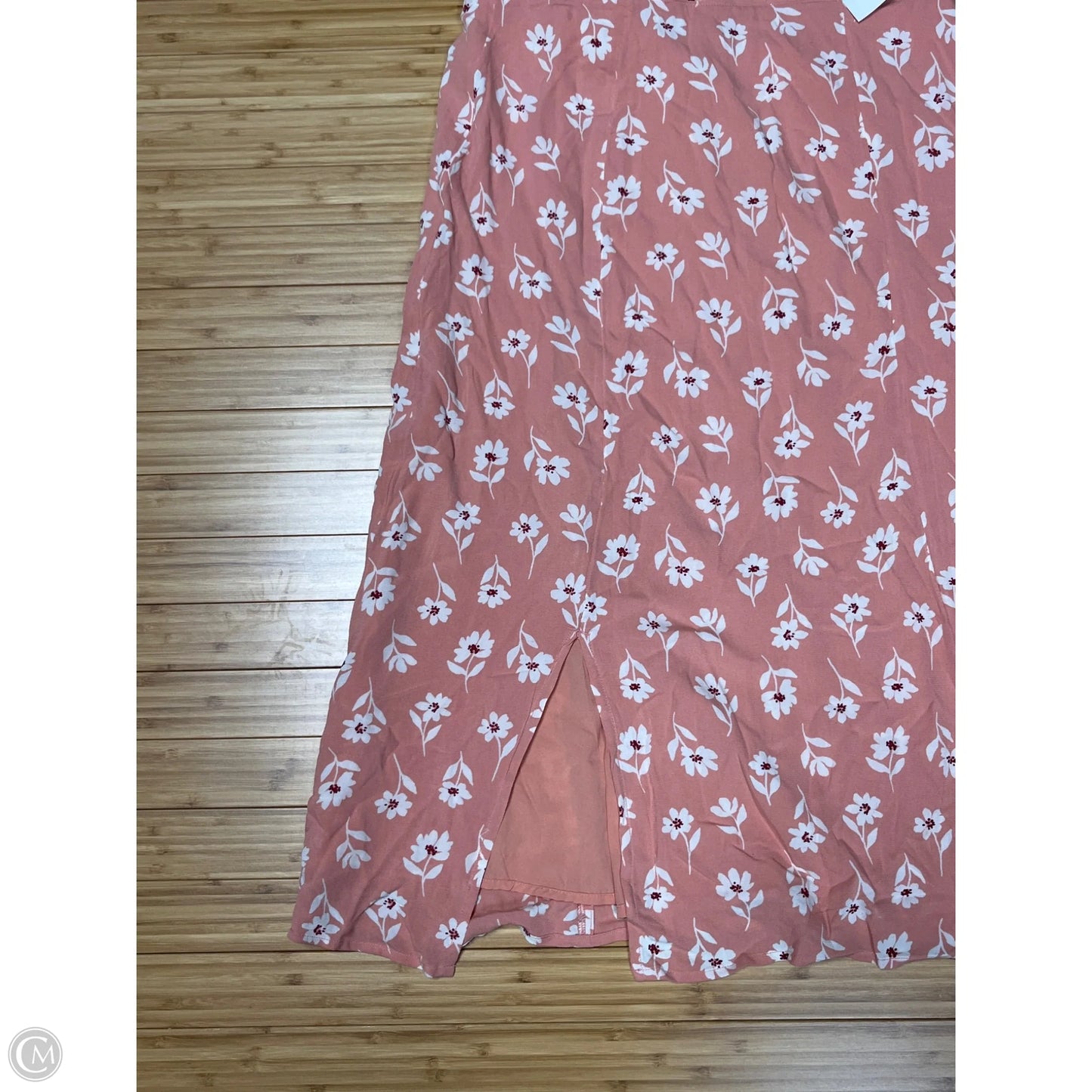 Skirt Midi By Dip In Pink, Size: L