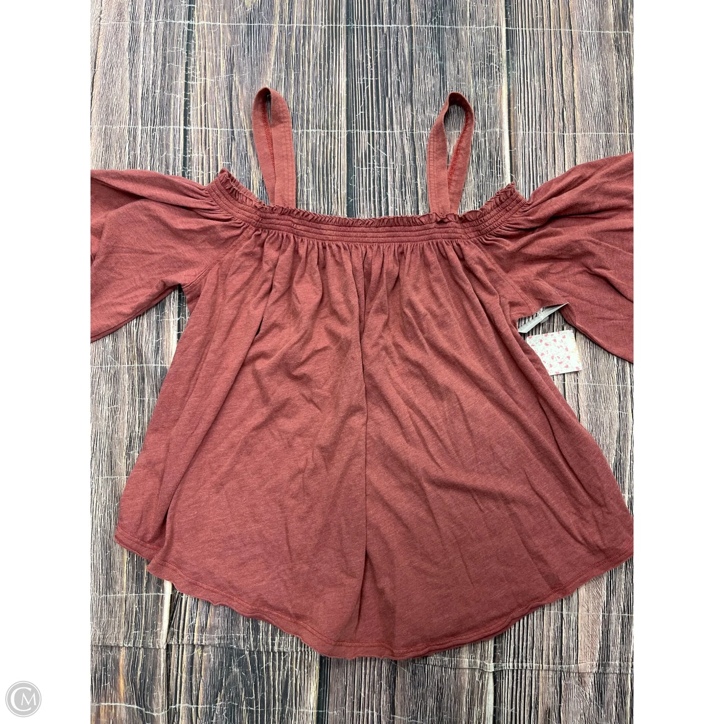 Top Short Sleeve By We The Free In Red, Size: L