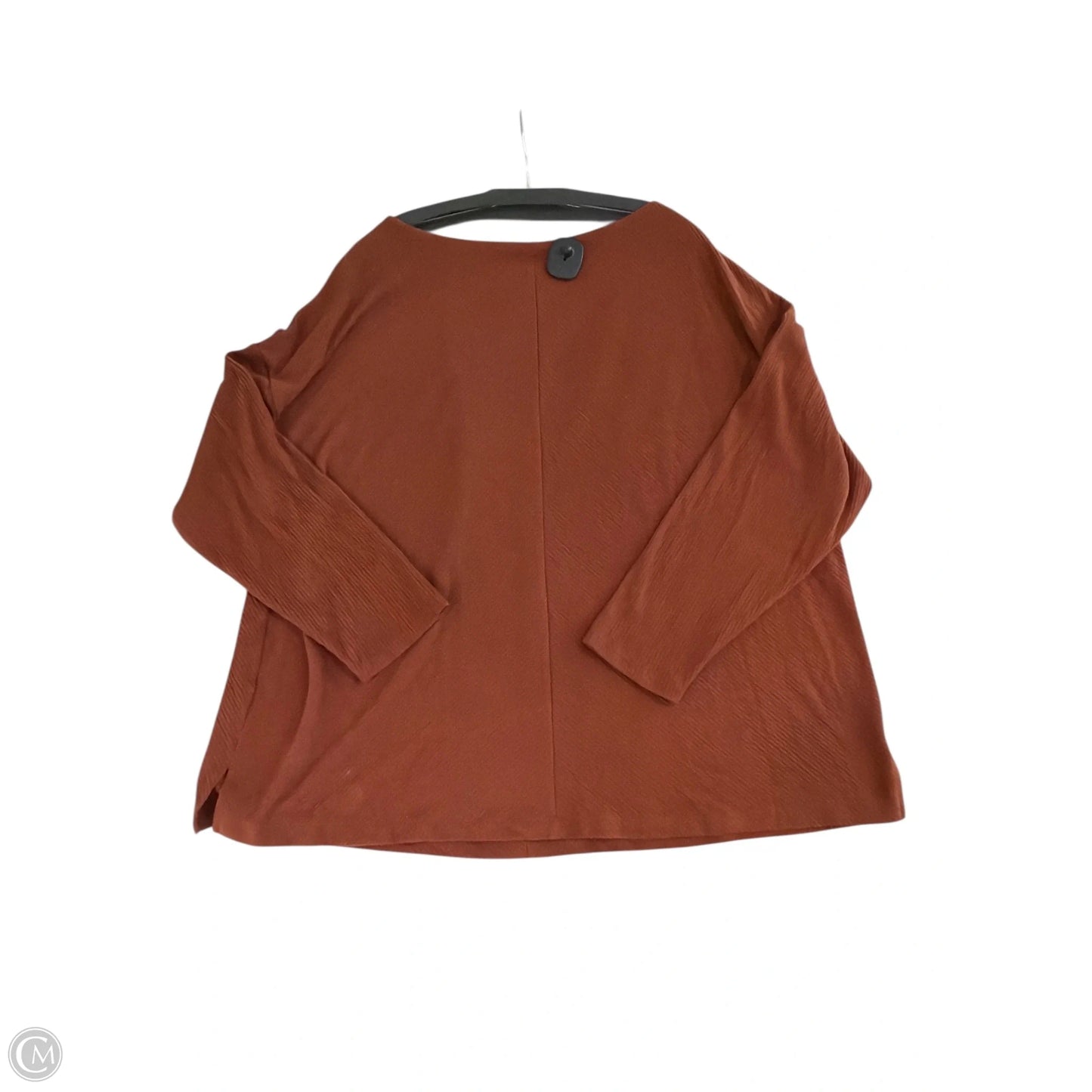 Top Long Sleeve By Ava & Viv In Orange, Size: 3x