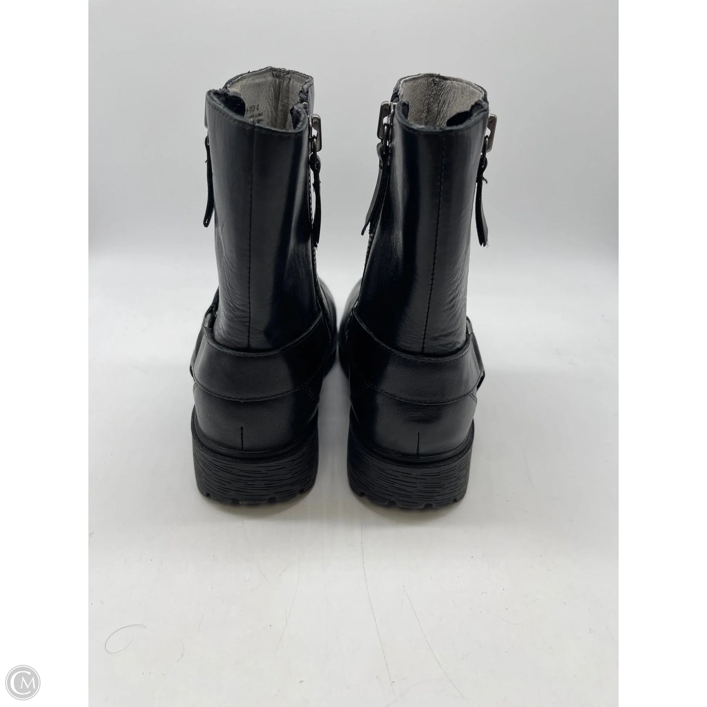 Boots Ankle Heels By Alegria In Black, Size: 10