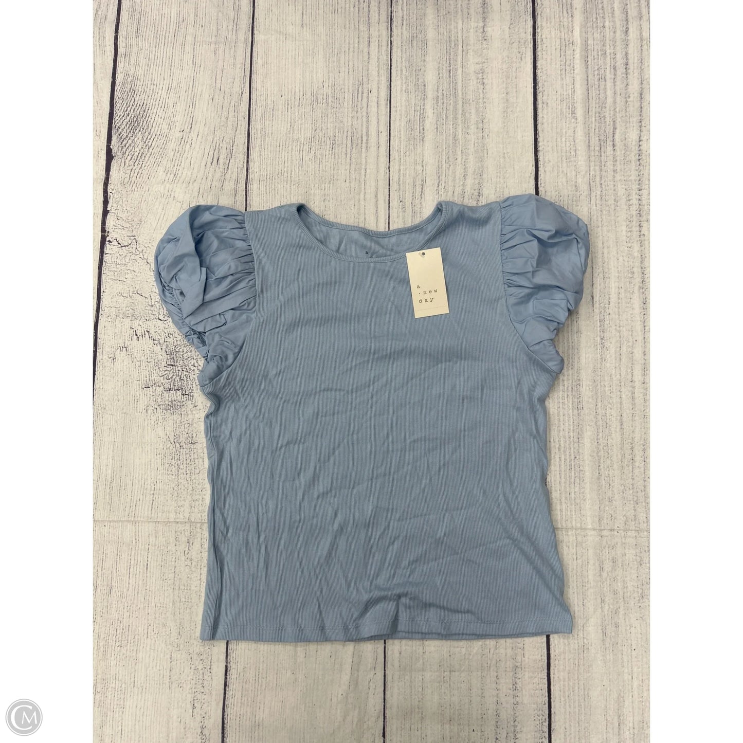 Top Sleeveless By A New Day In Blue, Size: L
