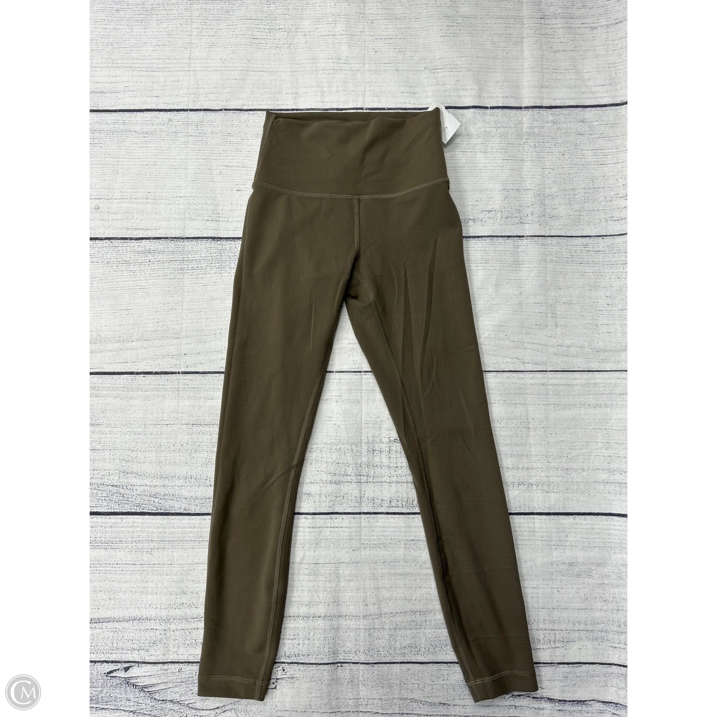 Athletic Leggings By Lululemon In Green, Size: 4