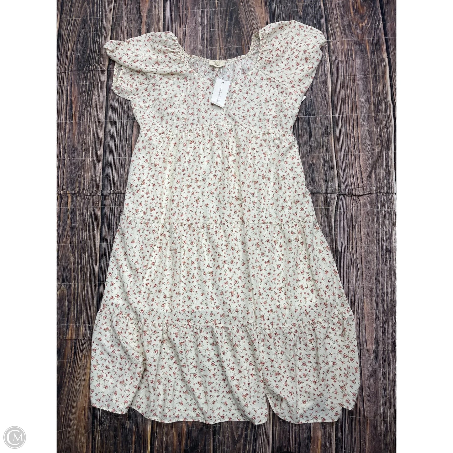 Dress Casual Maxi By Clothes Mentor In Cream, Size: 3x