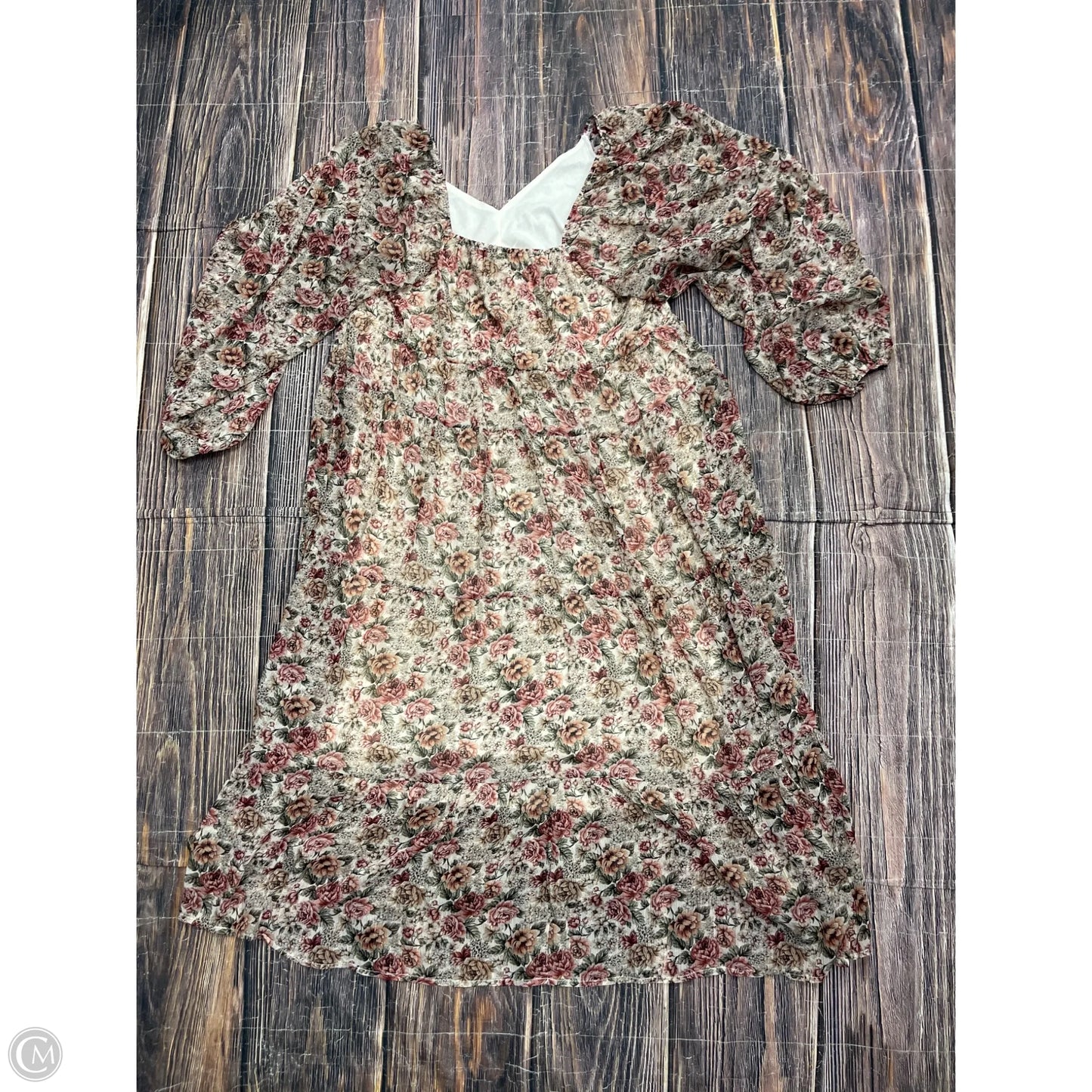 Dress Casual Maxi By Clothes Mentor In Floral Print, Size: 3x