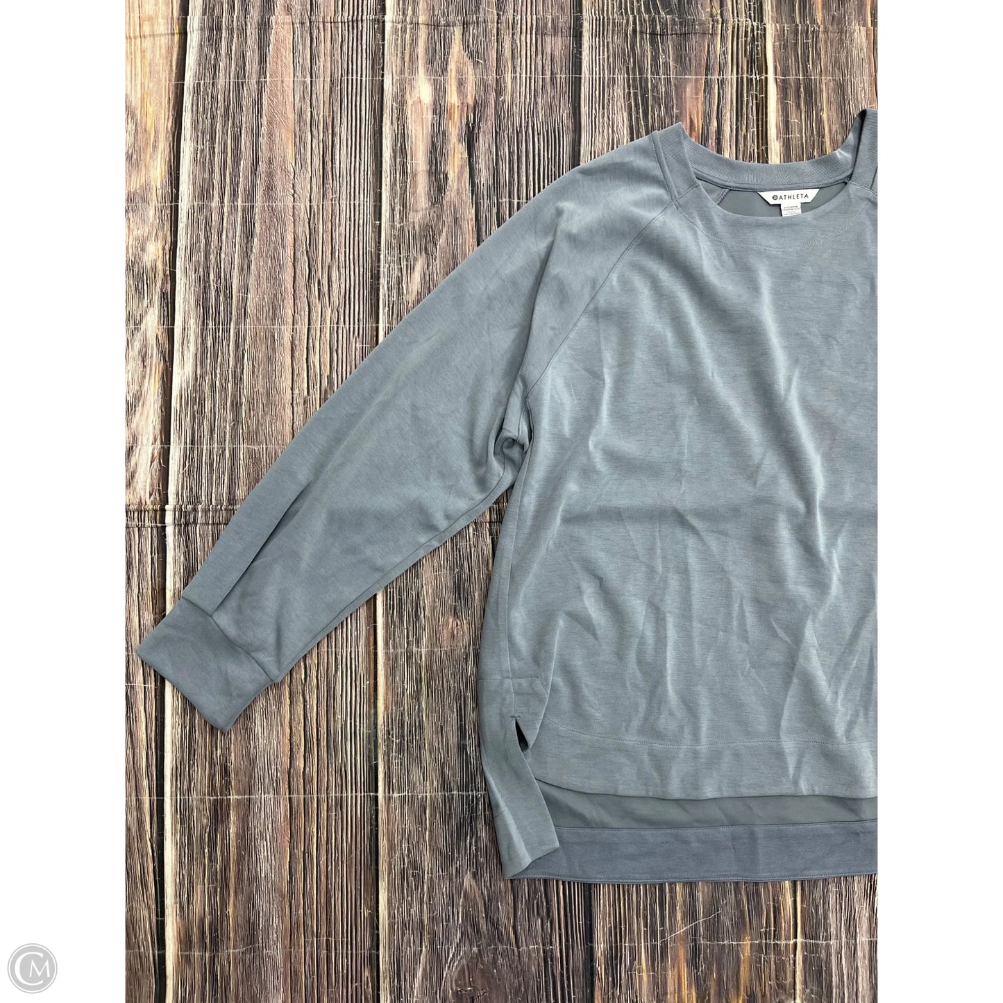 Athletic Sweatshirt Crewneck By Athleta In Blue, Size: 2x