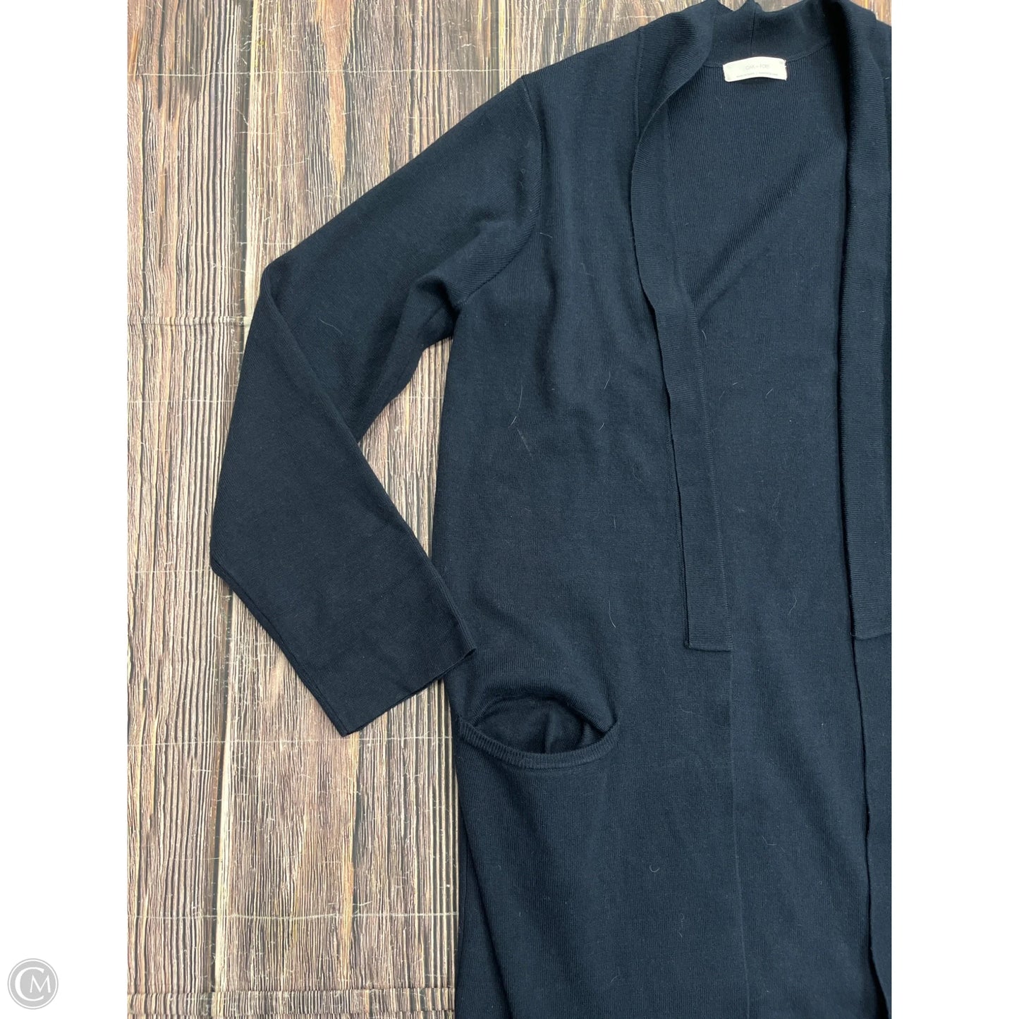 Sweater Cardigan By Clothes Mentor In Blue, Size: S