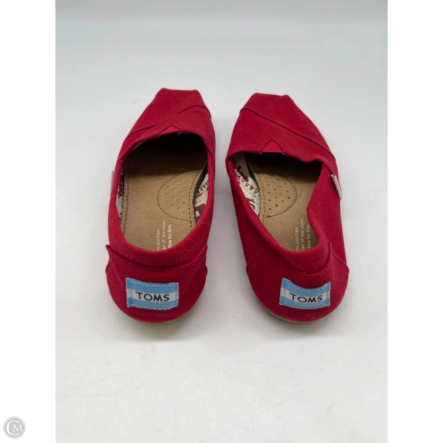 Shoes Flats By Toms In Red, Size: 6.5