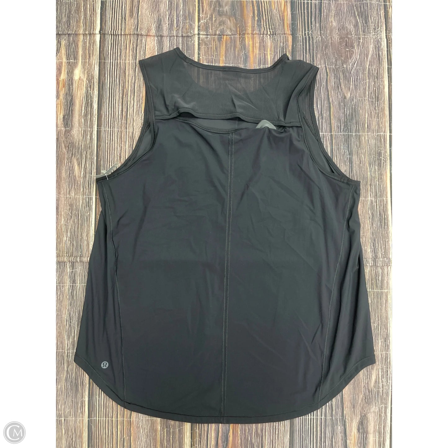 Athletic Tank Top By Lululemon In Black, Size: 12