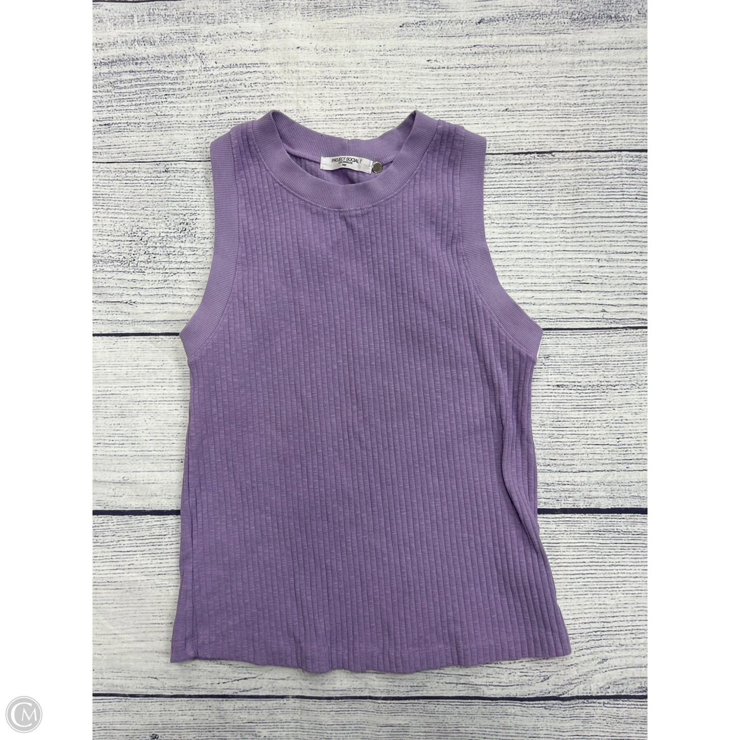 Tank Top By Project Social Tee In Purple, Size: L