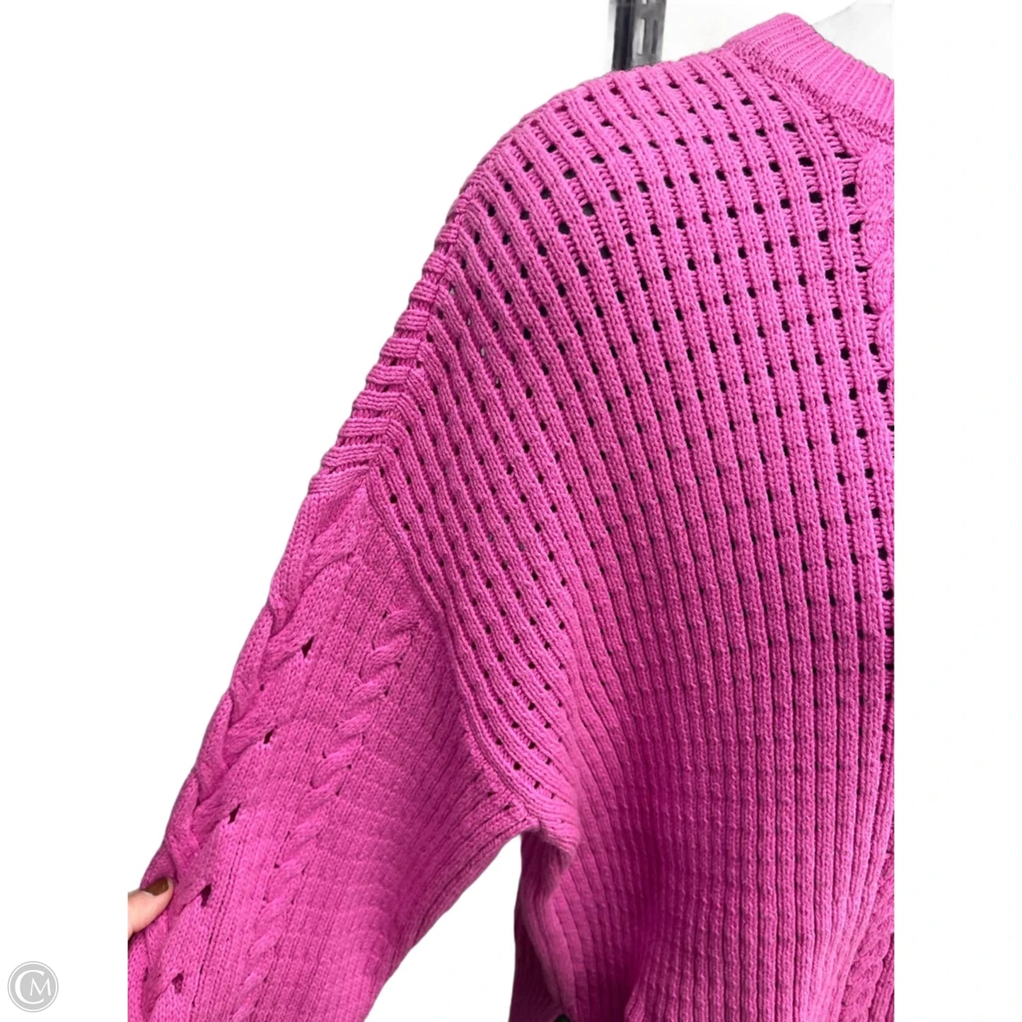 Sweater By On 34th In Pink, Size: 2x