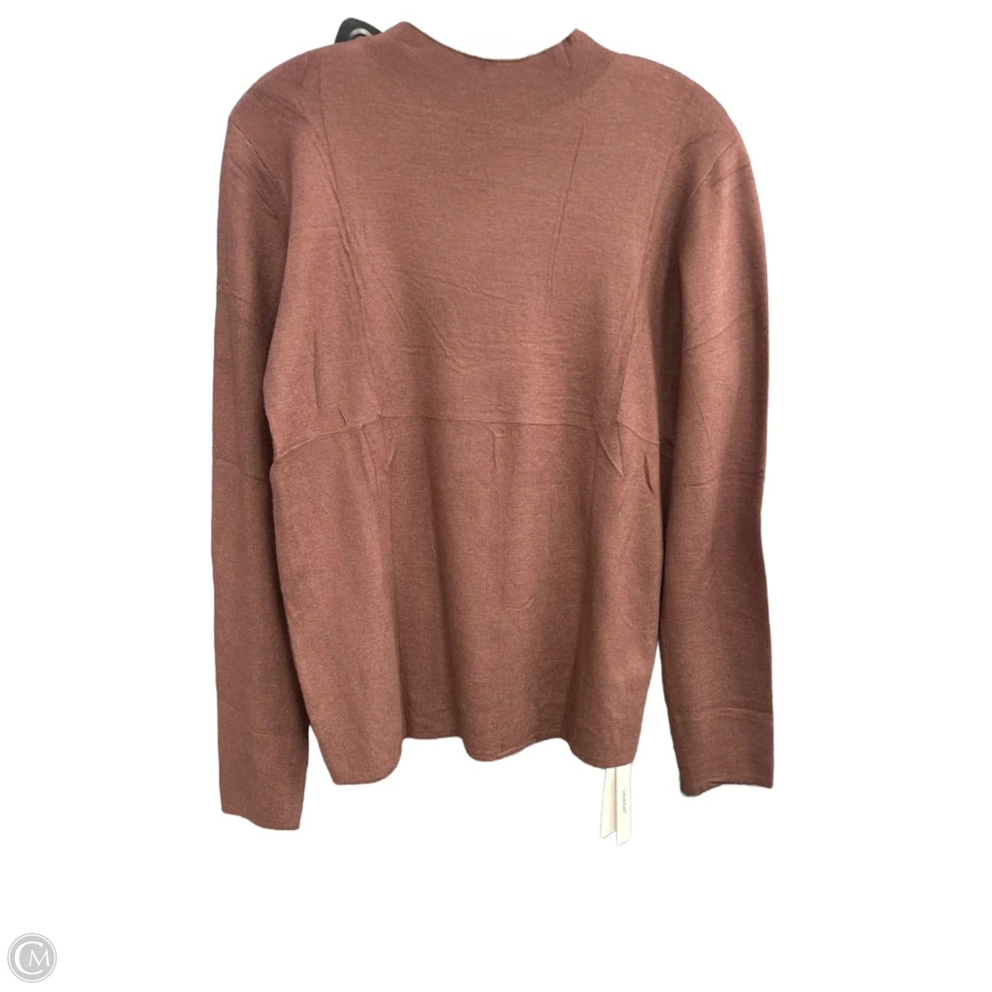 Sweater By Clothes Mentor In Brown, Size: Xl