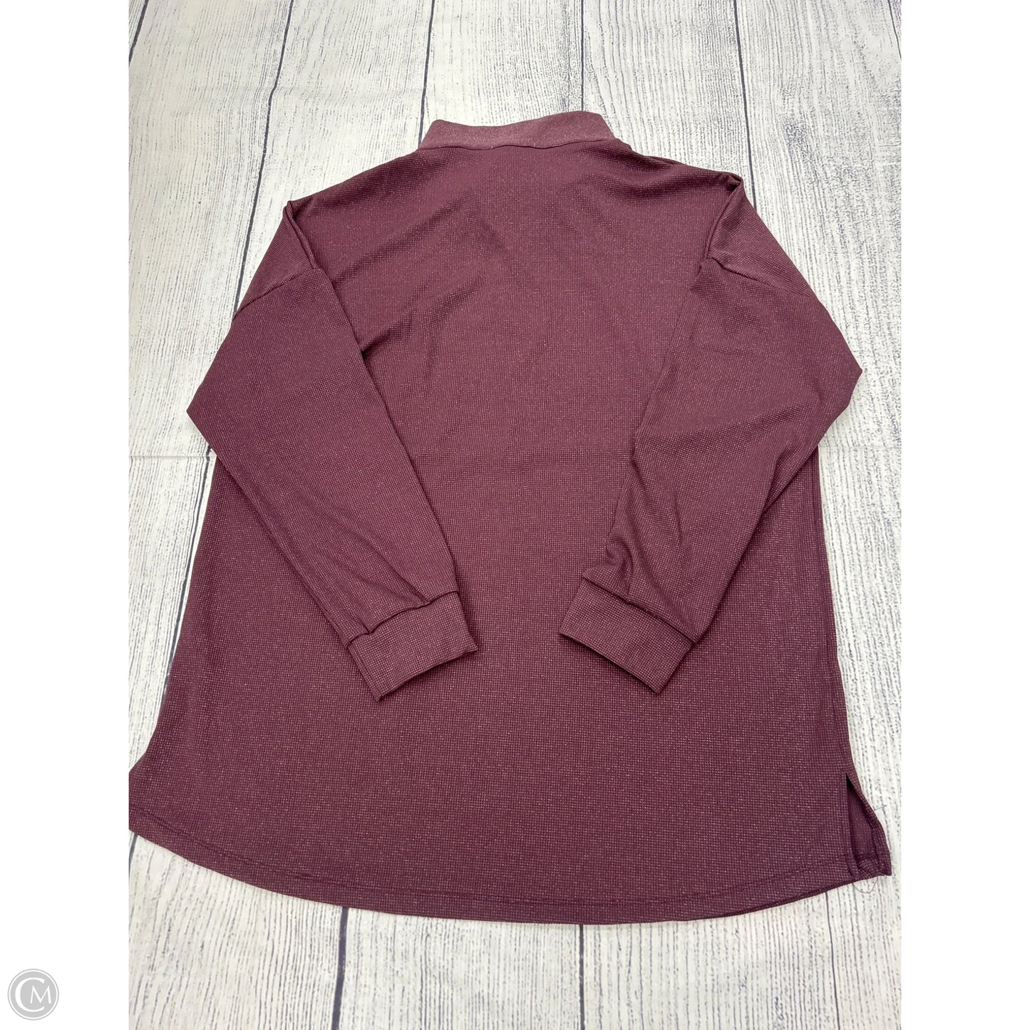 Sweatshirt Collar By Clothes Mentor In Purple, Size: Xl