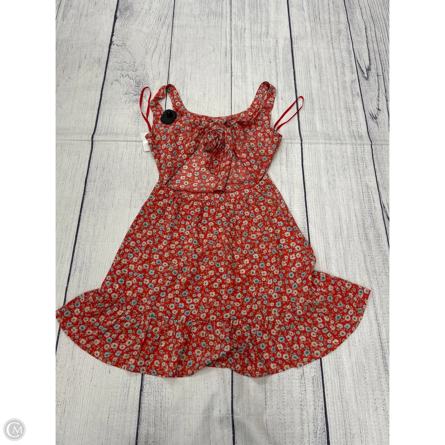 Dress Casual Short By Monteau In Red, Size: Xs