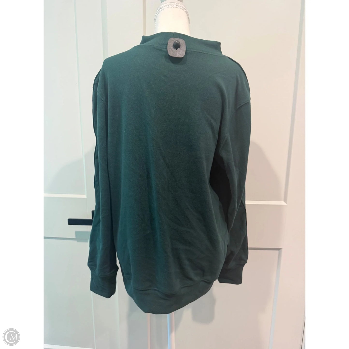 Top Long Sleeve By Maurices In Green, Size: L