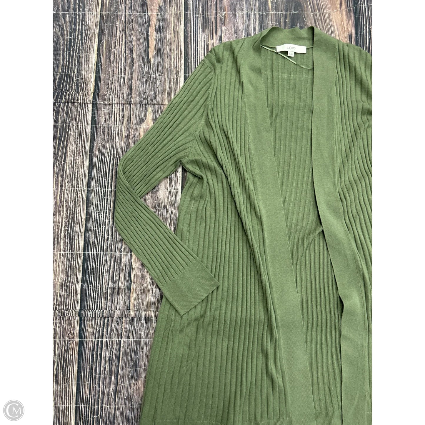Cardigan By Loft In Green, Size: Xl
