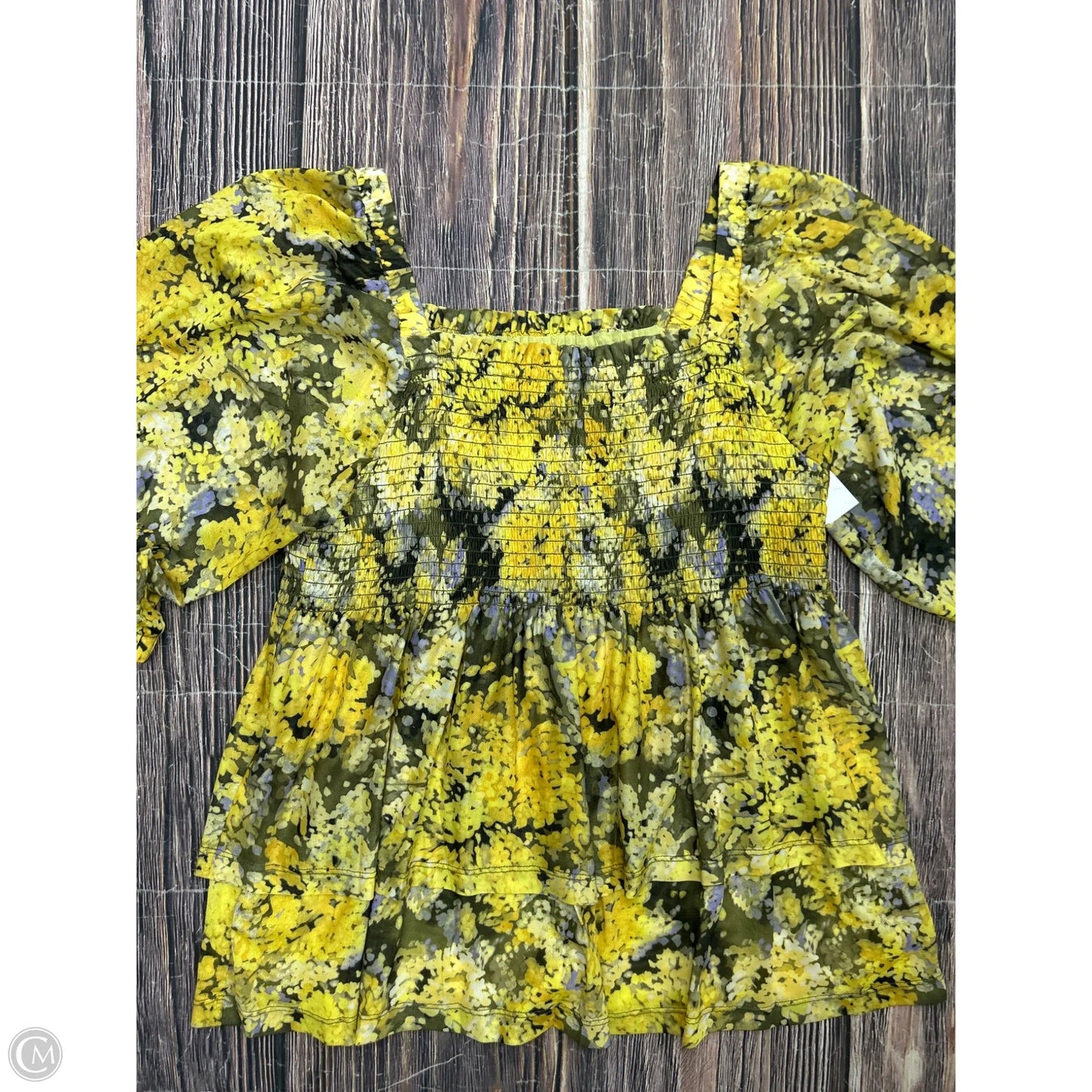Top Short Sleeve By Skyes The Limit In Yellow, Size: Mp