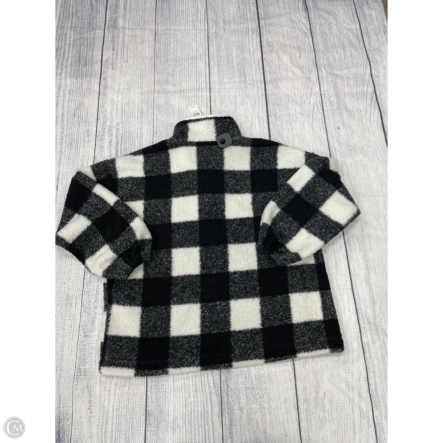 Jacket Other By Loft In Black & White, Size: Xl