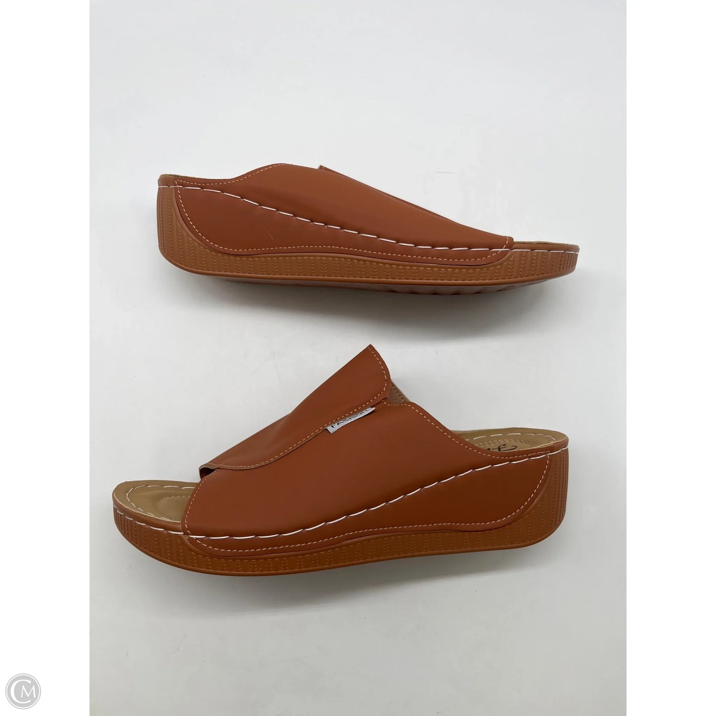 Sandals Flats By Shein In Brown, Size: 11