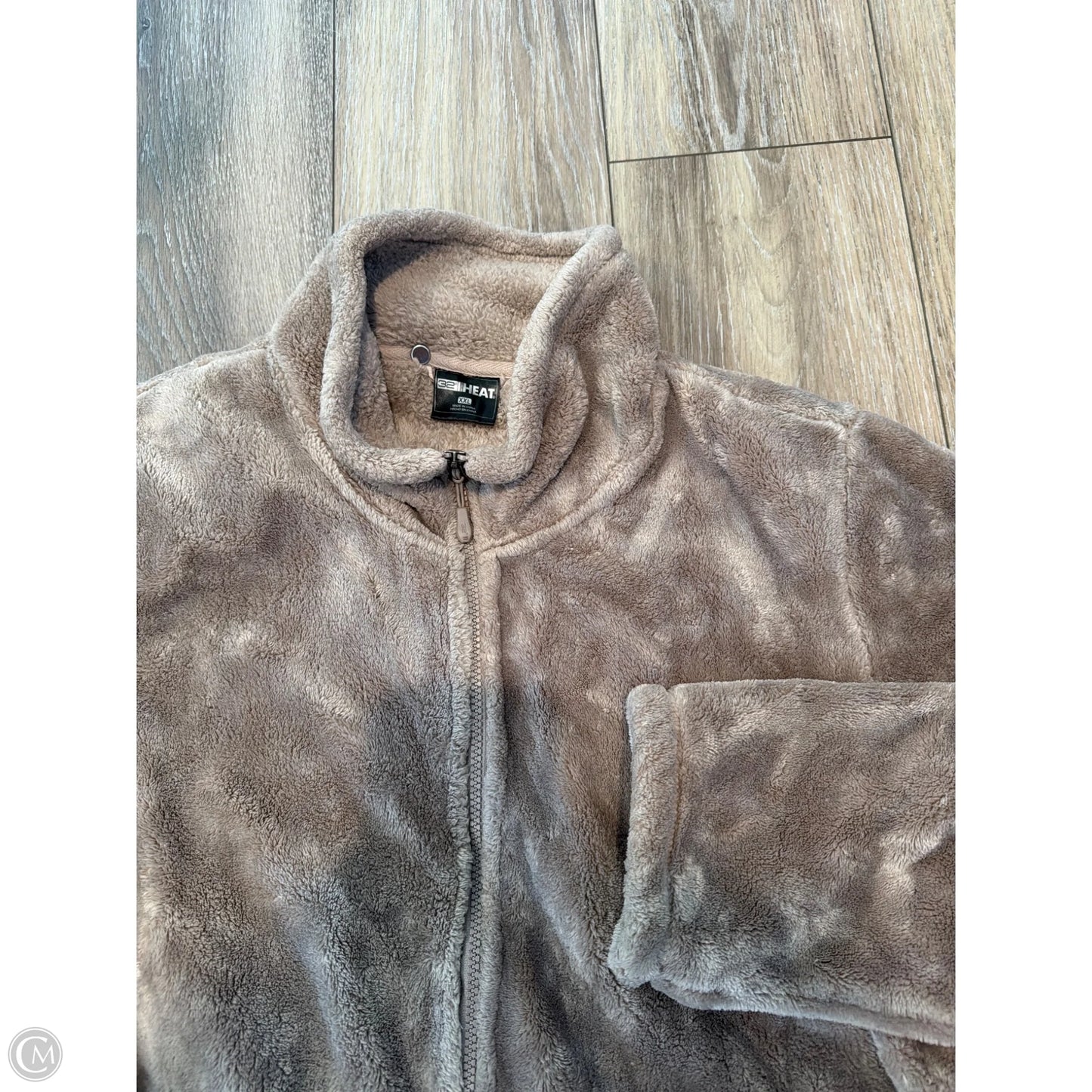 Jacket Fleece By 32 Degrees In Brown, Size: 1x