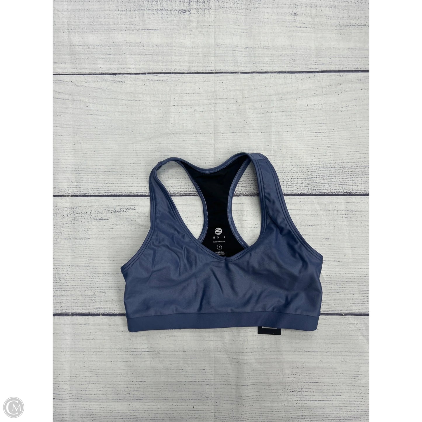 Athletic Bra By Clothes Mentor In Blue, Size: S