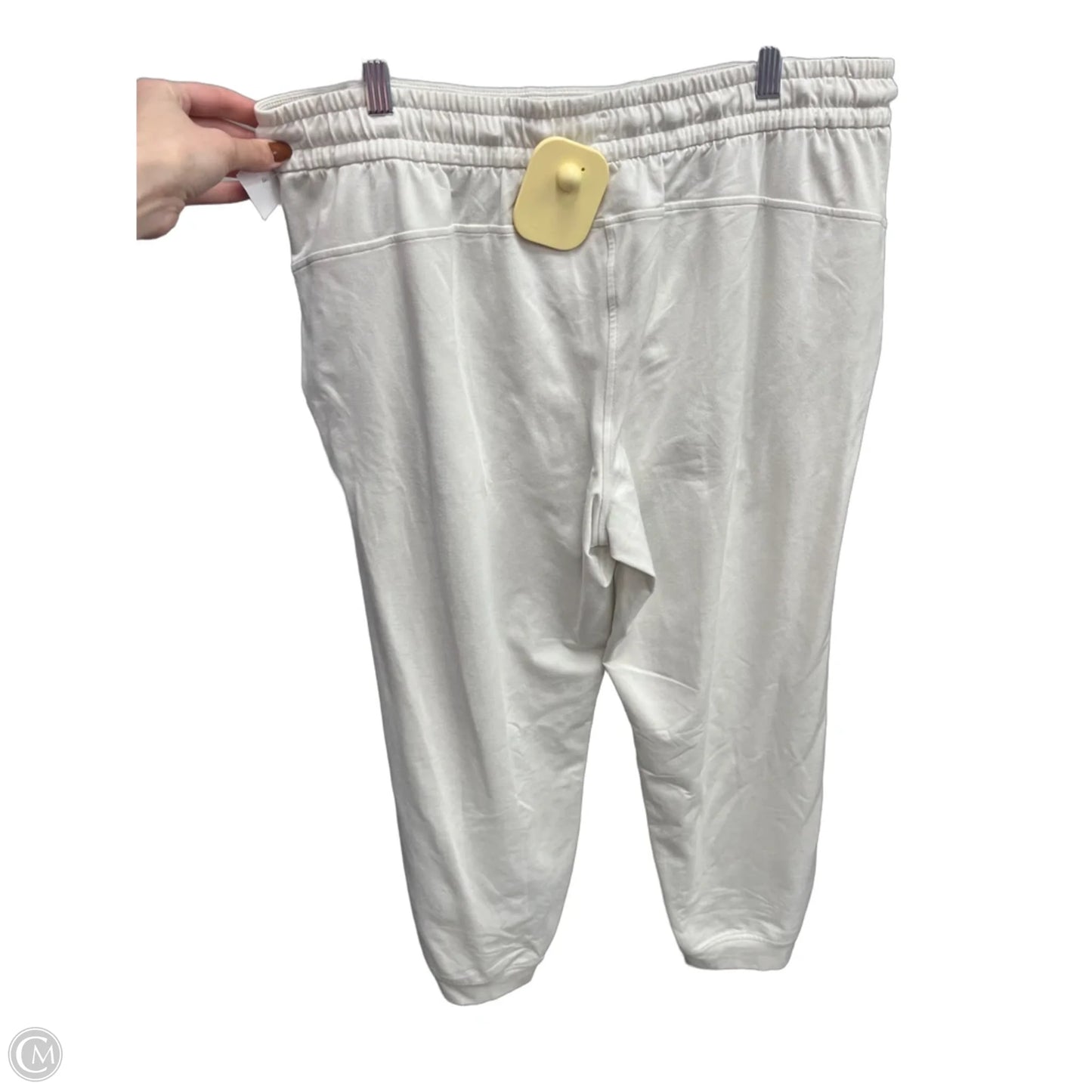 Athletic Capris By Lululemon In Ivory, Size: 12