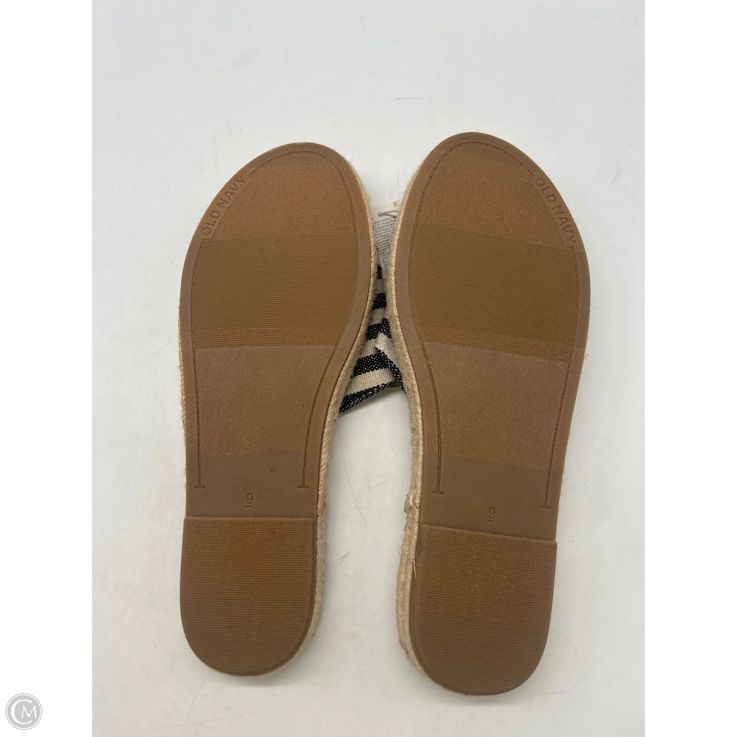 Sandals Flats By Old Navy In Blue & White, Size: 9