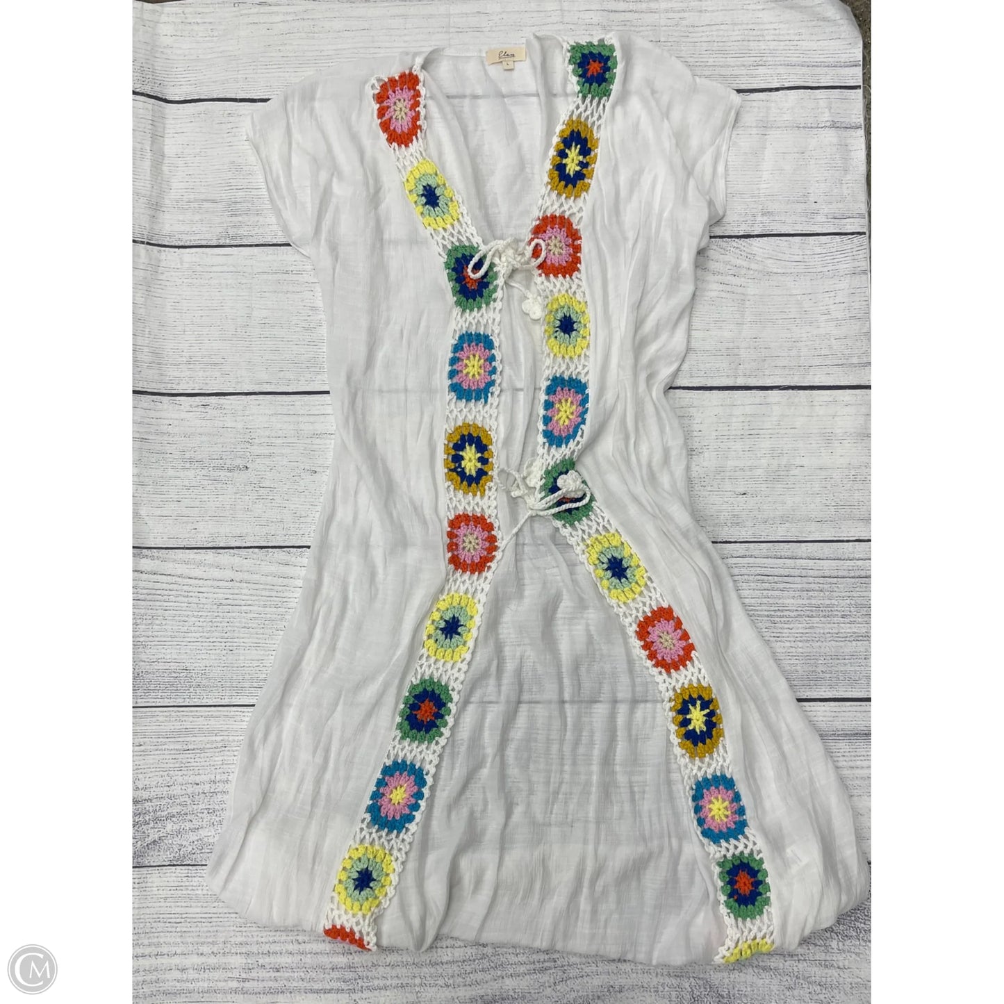 Cardigan By Elan In White, Size: L