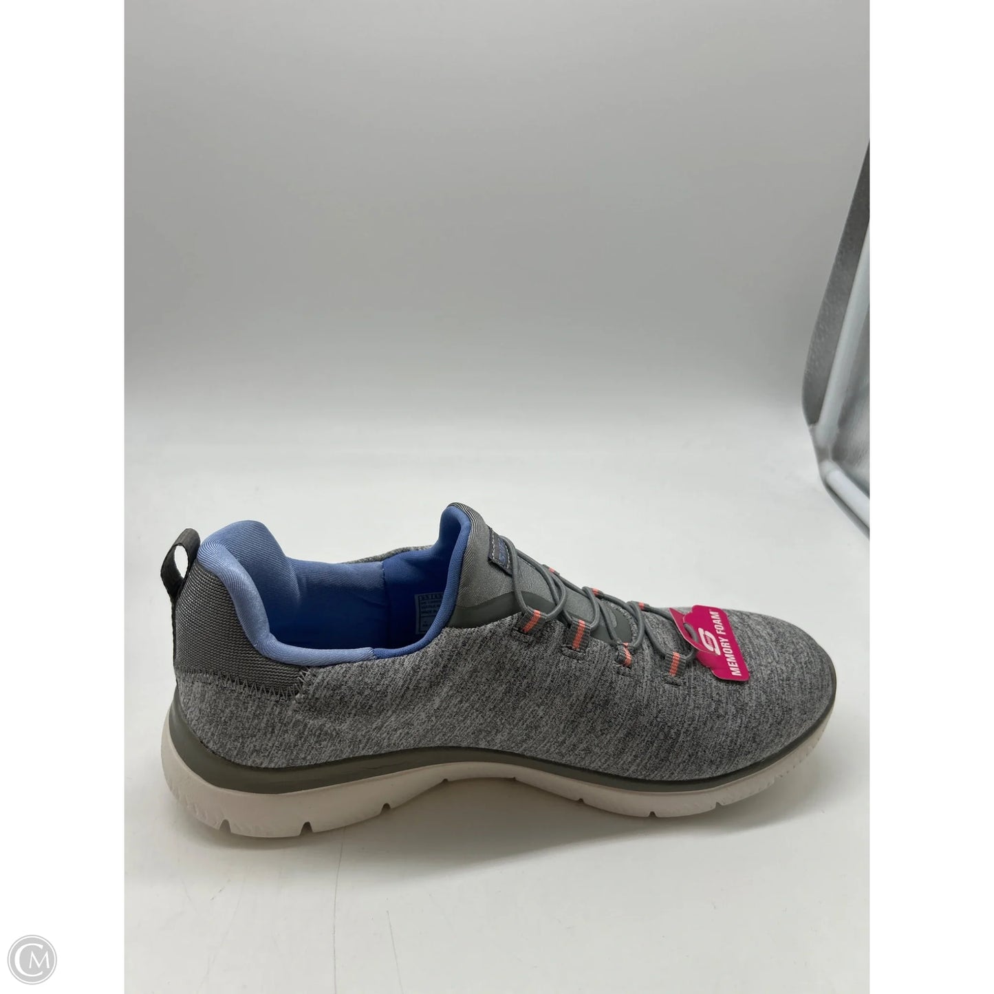 Shoes Athletic By Skechers In Grey, Size: 8.5