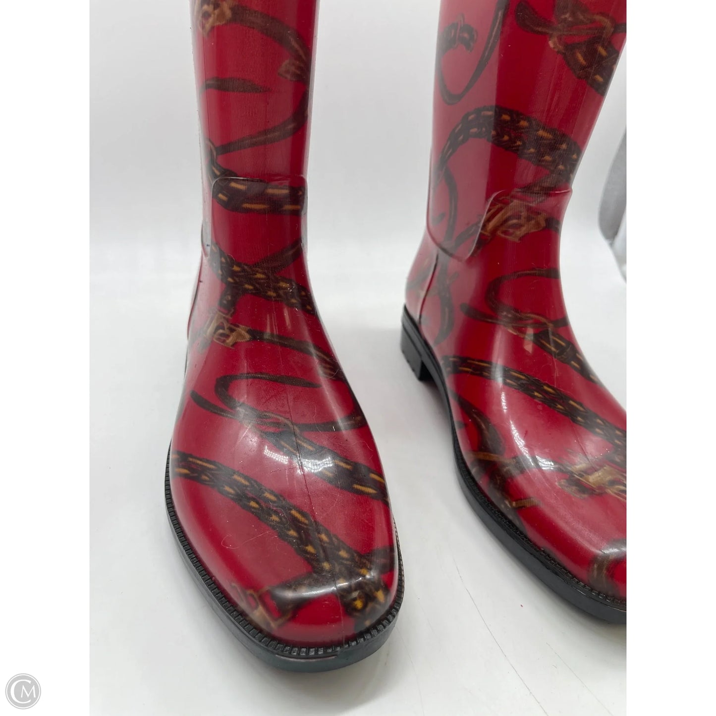 Boots Rain By Ralph Lauren In Red, Size: 8