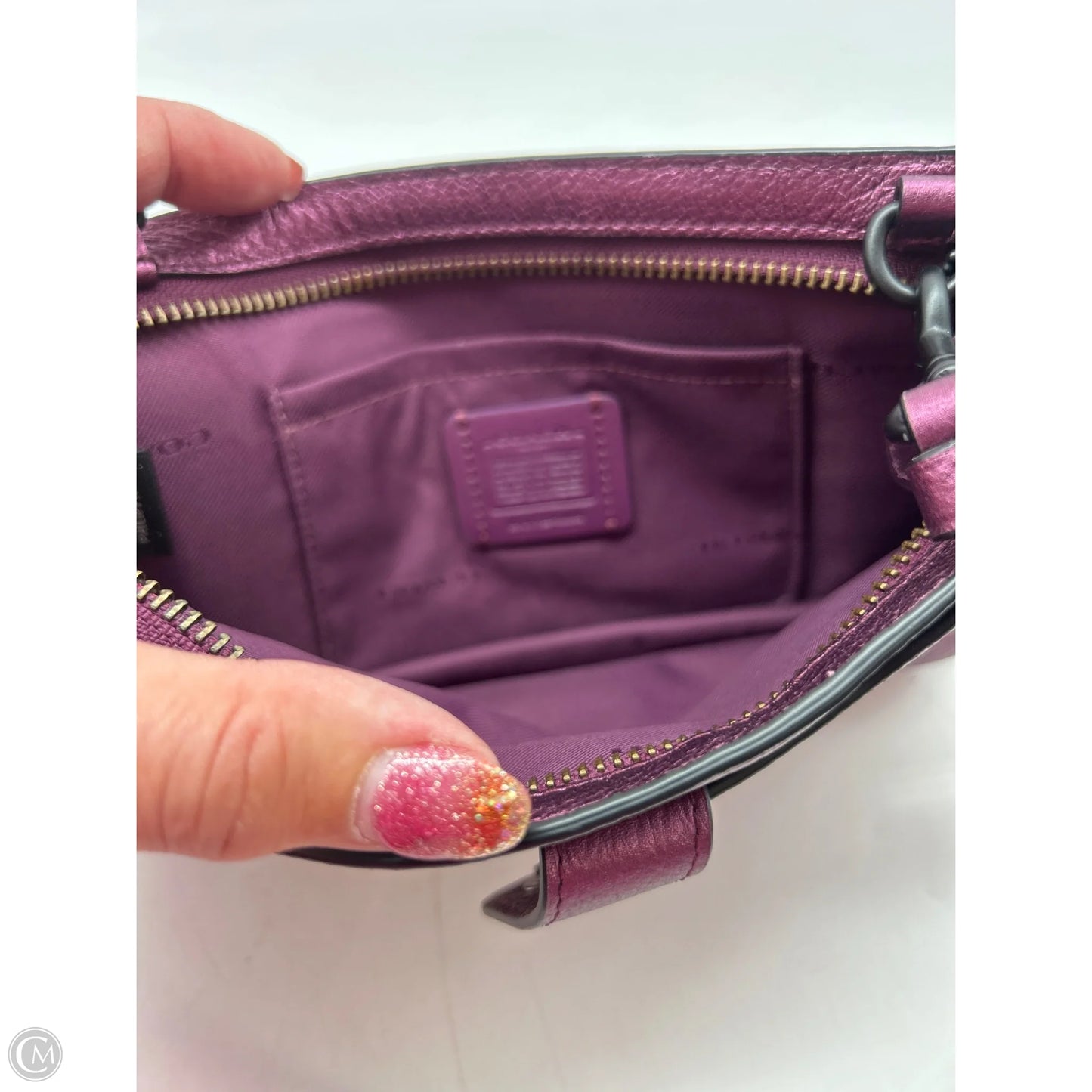 Handbag Designer By Coach, Size: Small