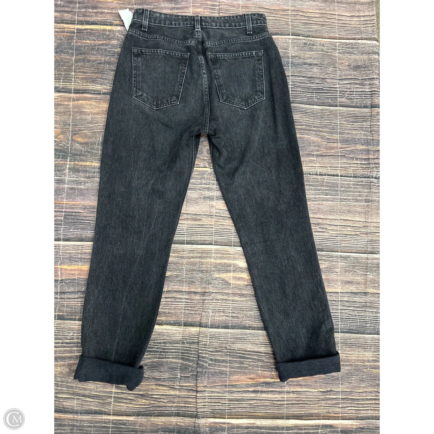 Jeans Straight By Reformation In Black, Size: 4